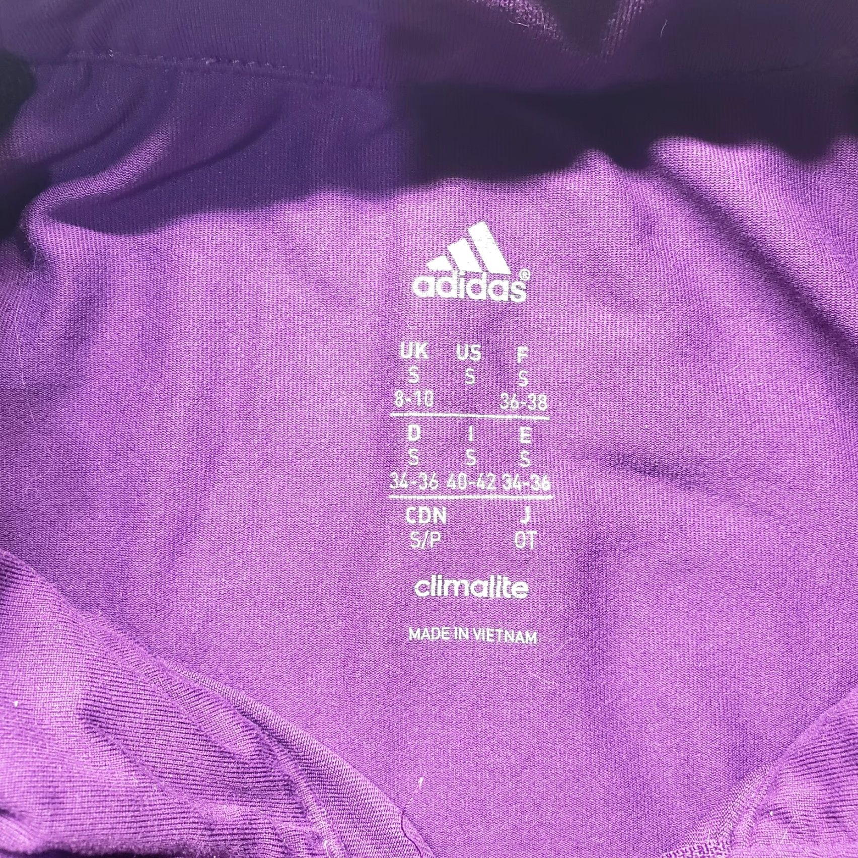 Adidas VINTAGE adidas Athletic Women's Long Sleeve Pullover Shirt S Purple 1/2 Zip Stadia Style Size S / US 4 / IT 40 - 5 Thumbnail