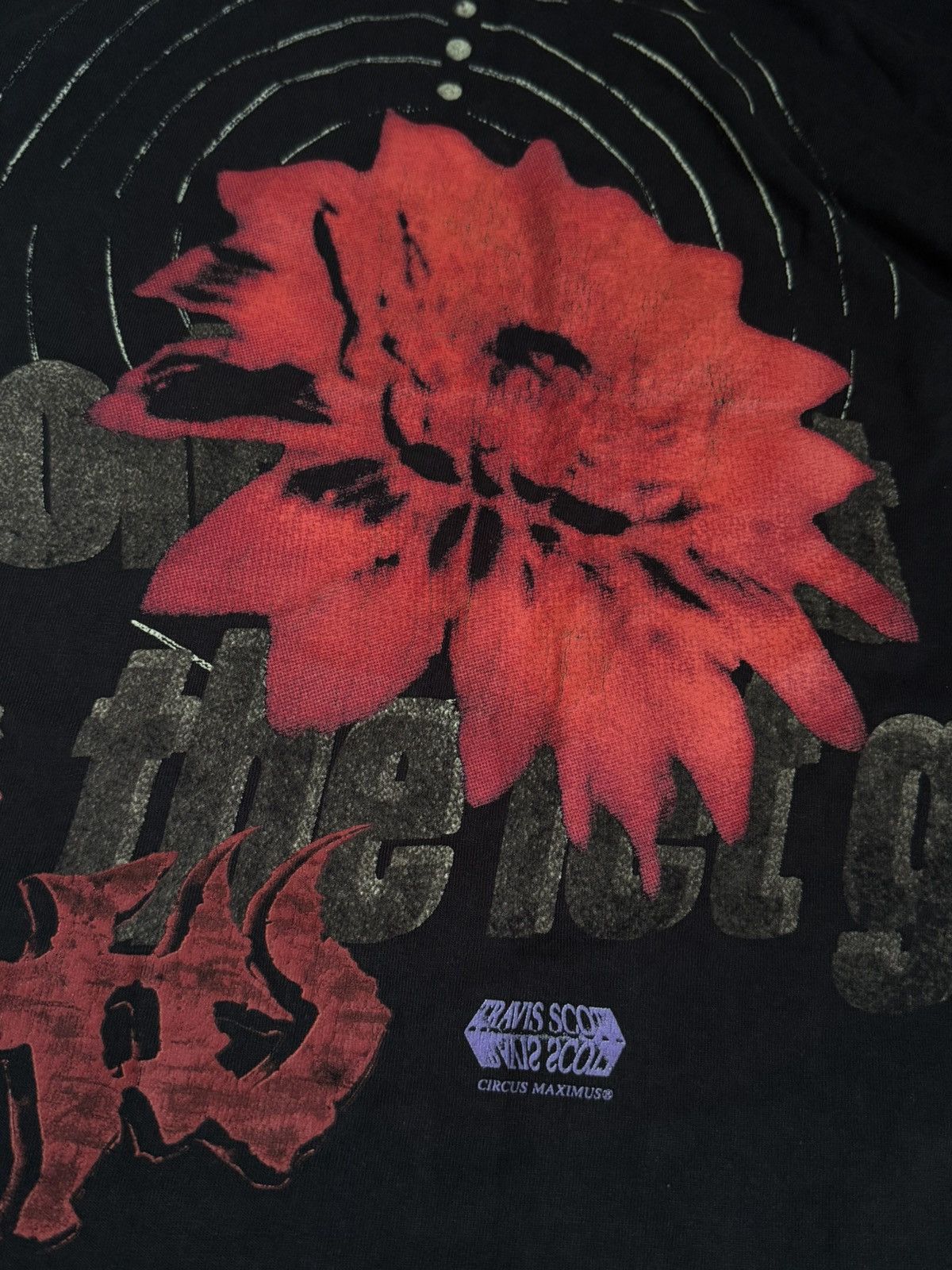 Travis Scott Travis Scott Circus Maximus 2024 Tour T-Shirt Black tee Size US M / EU 48-50 / 2 - 5 Thumbnail