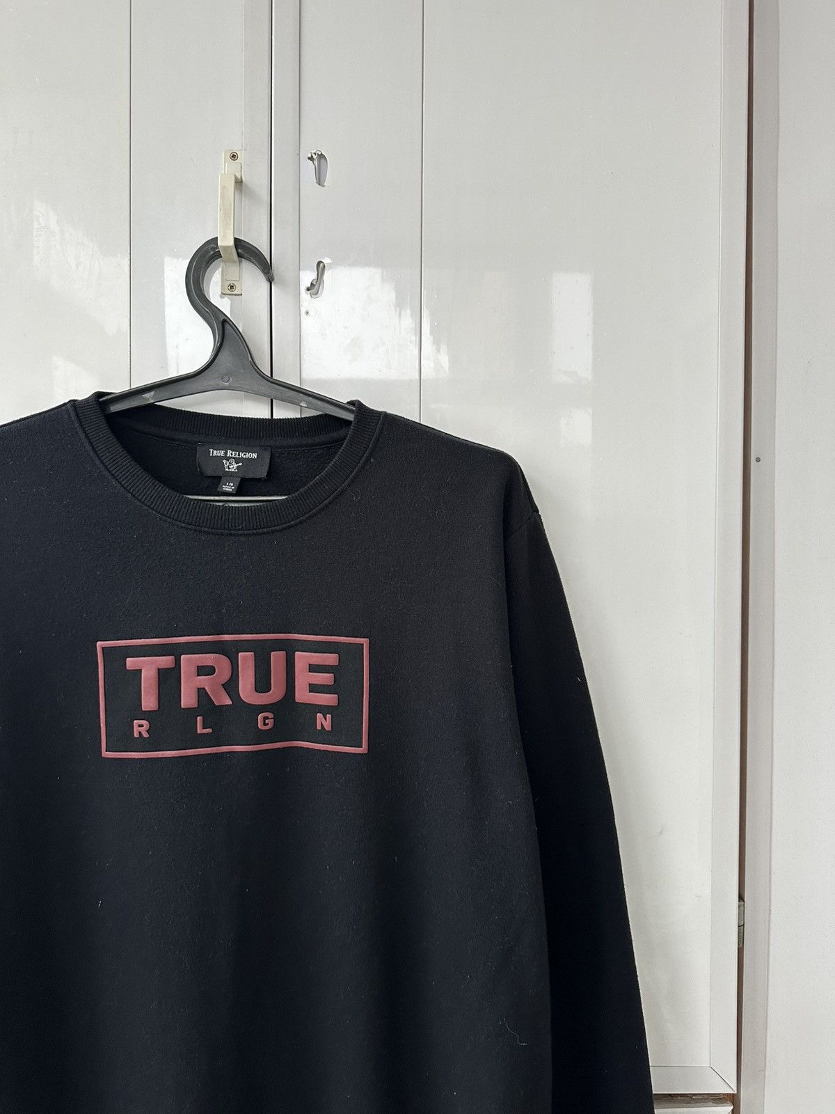 True Religion Vintage Red True Religion Black Sweatshirt Size US L / EU 52-54 / 3 - 4 Thumbnail