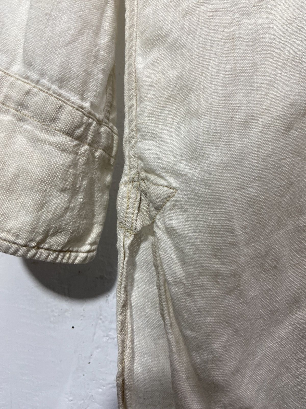 45rpm 45rpm Dress 100% Linen Button Up Long Sleeve Size L / US 10 / IT 46 - 6 Thumbnail