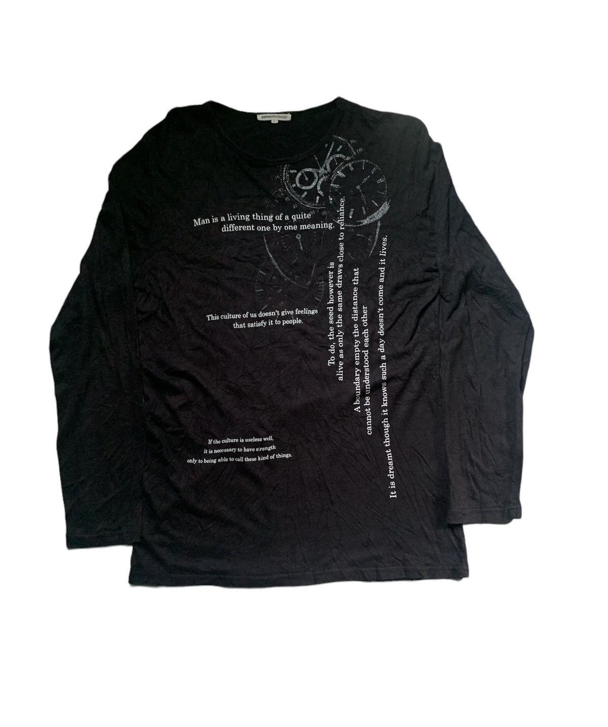 semanticdesign Semantic Design poems designer Seditionaries SHIRT JAPANESE Size US L / EU 52-54 / 3 - 1 Thumbnail