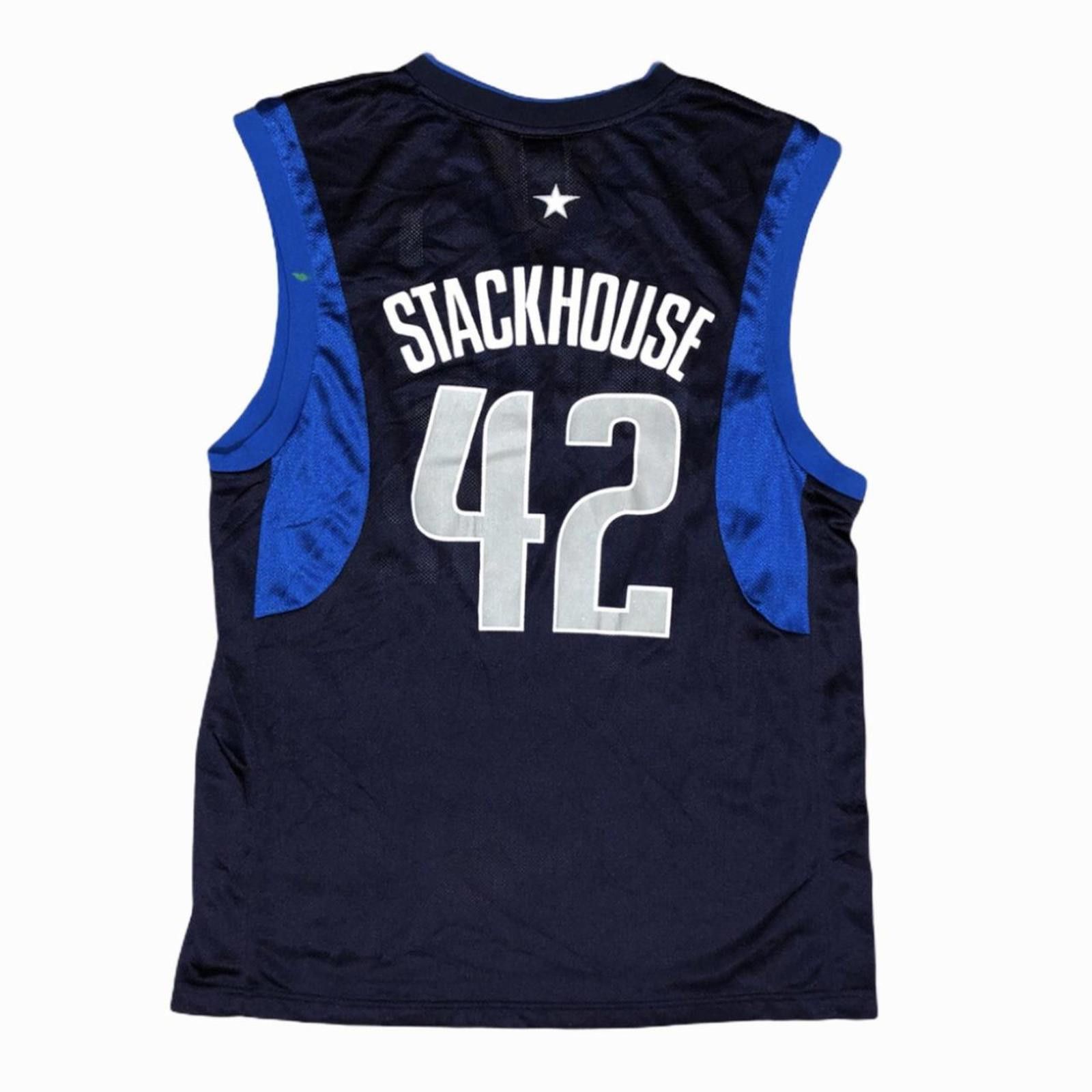 Reebok Vtg NBA Dallas Mavericks #42 Stackhouse Reebok jersey Size US M / EU 48-50 / 2 - 2 Thumbnail