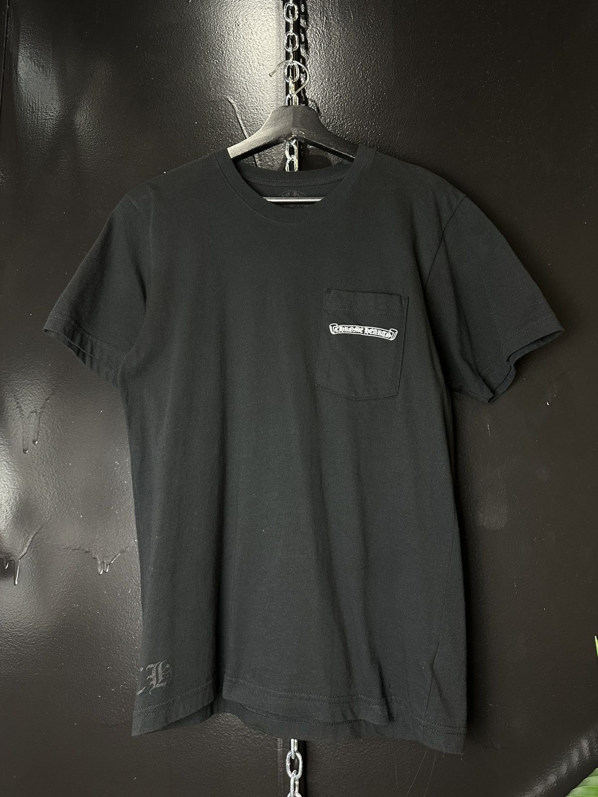 Chrome Hearts Chrome Hearts USA Script Logo Pocket Tee Size US M / EU 48-50 / 2 - 2 Thumbnail