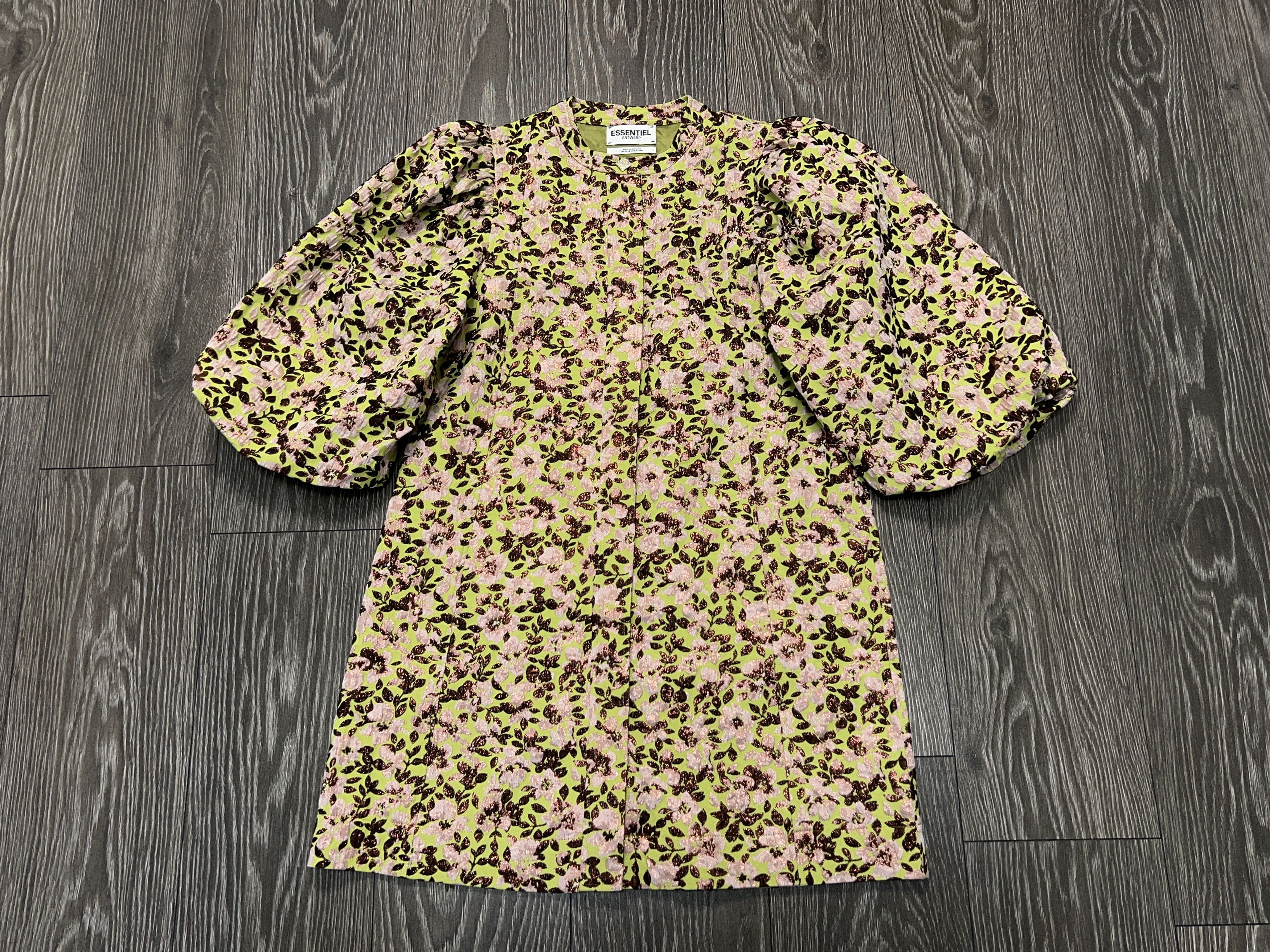 Essentiel Antwerp Antwerp Abright Floral Dress Jacket Embroidery Size UK 10 Size M / US 6-8 / IT 42-44 - 3 Thumbnail