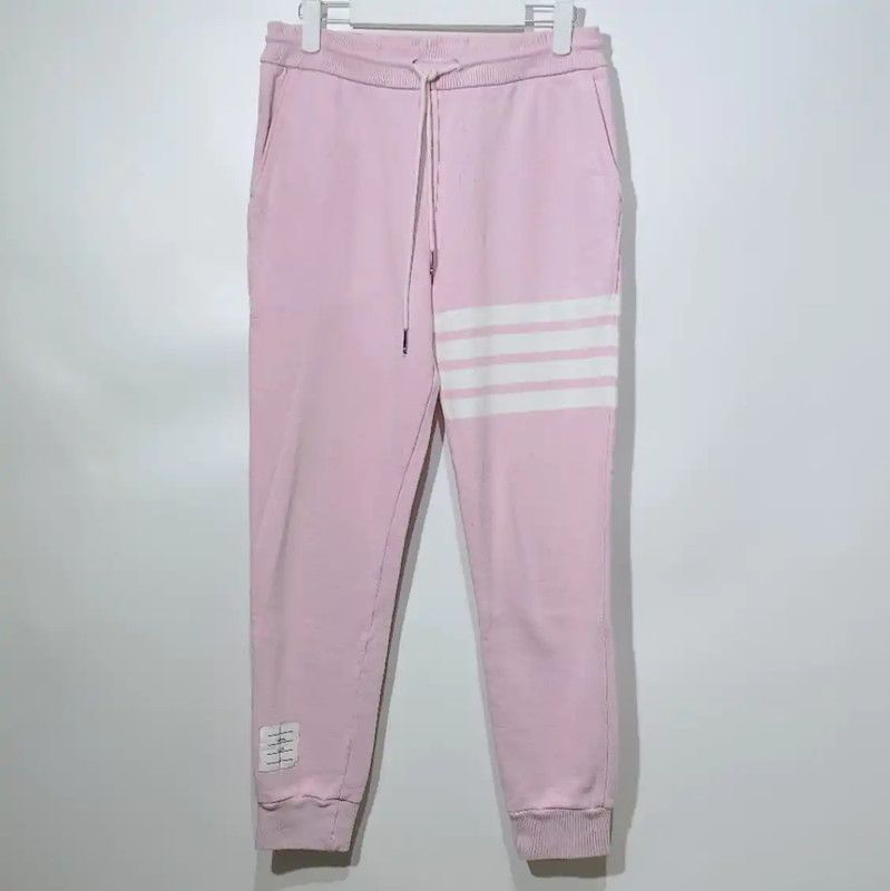 Thom Browne Thom Browne Pink Cotton Women's Casual Pants 0089 Size 24" / US 00 / IT 34 - 1 Thumbnail