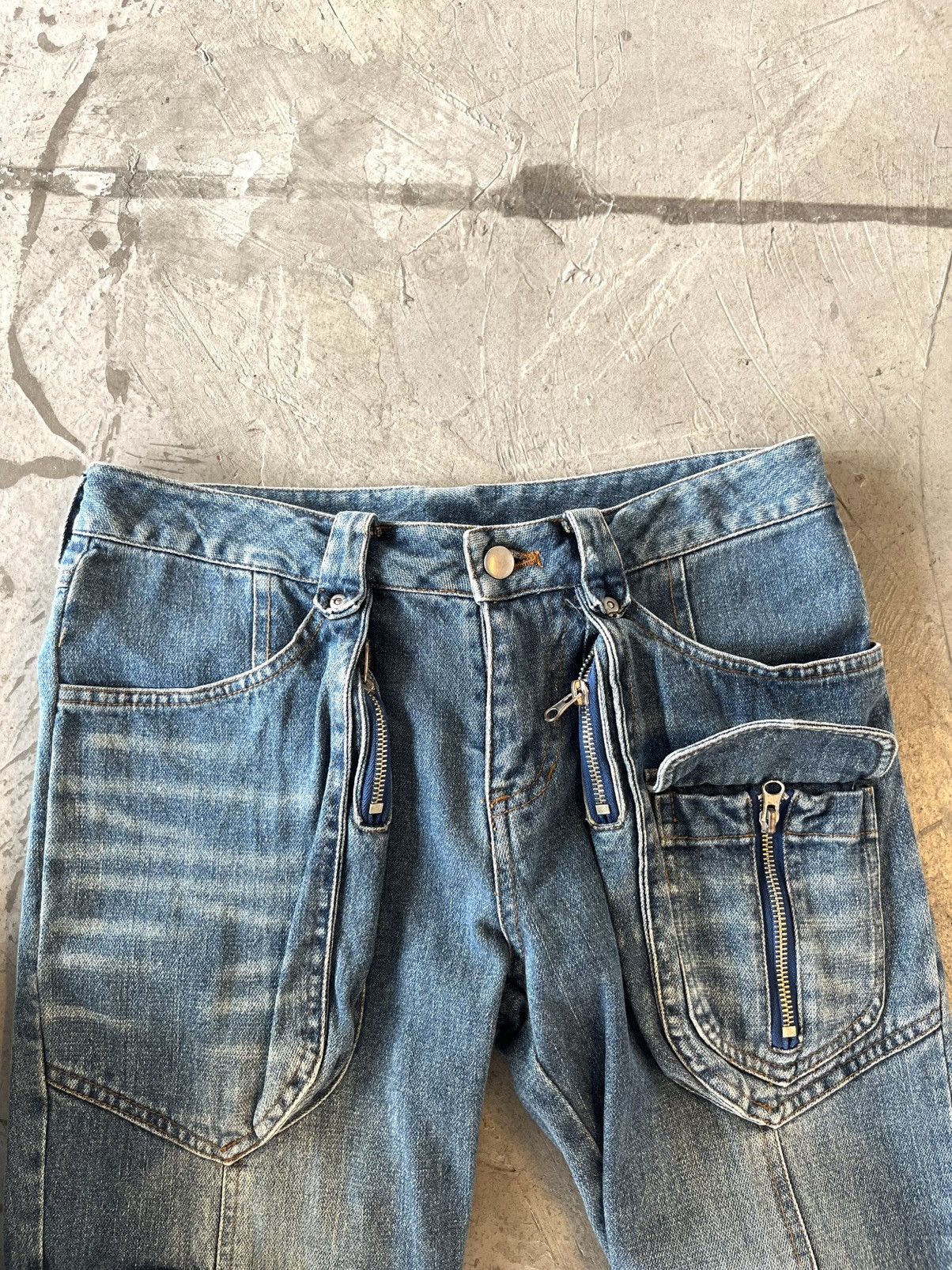 Japanese Brand LAV cargo flared leg jeans with style LGB,if six was nine Size US 32 / EU 48 - 12 Thumbnail