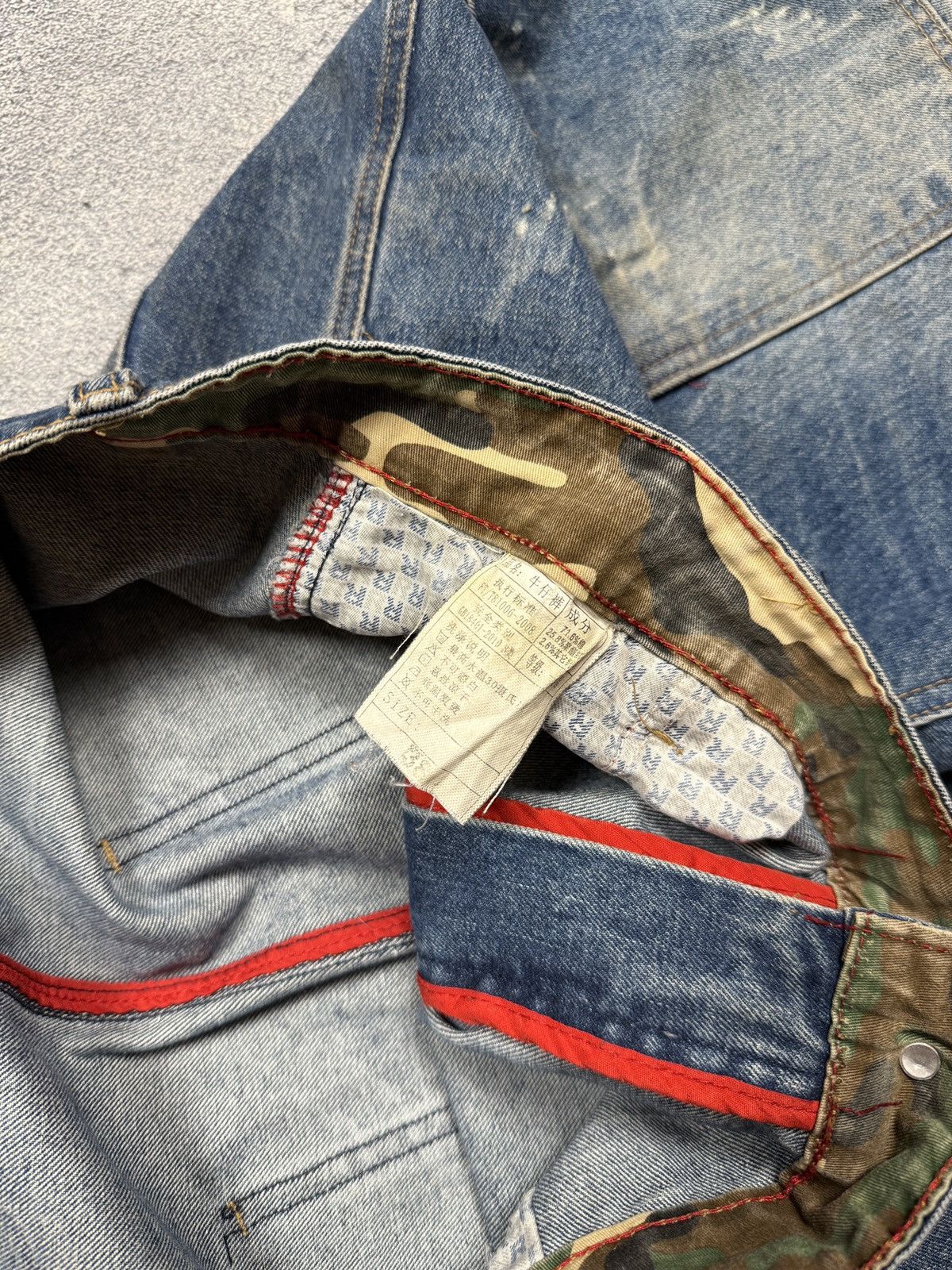 Hysteric Glamour CRAZY VINTAGE JAPAN STYLE JEANS y2k if six was nine style Size US 38 / EU 54 - 15 Thumbnail