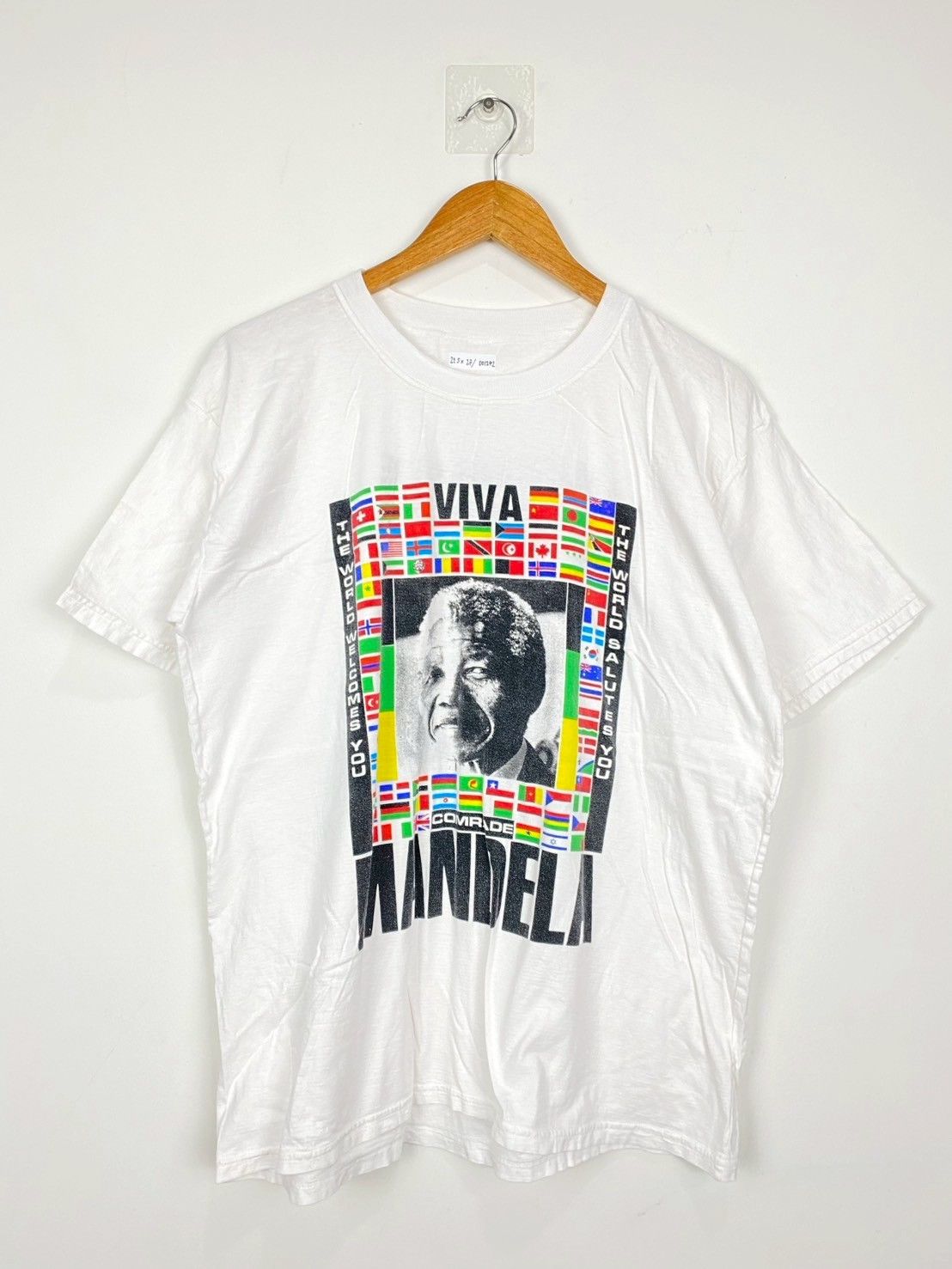 Vintage Free Nelson Mandela T-Shirts DO1242