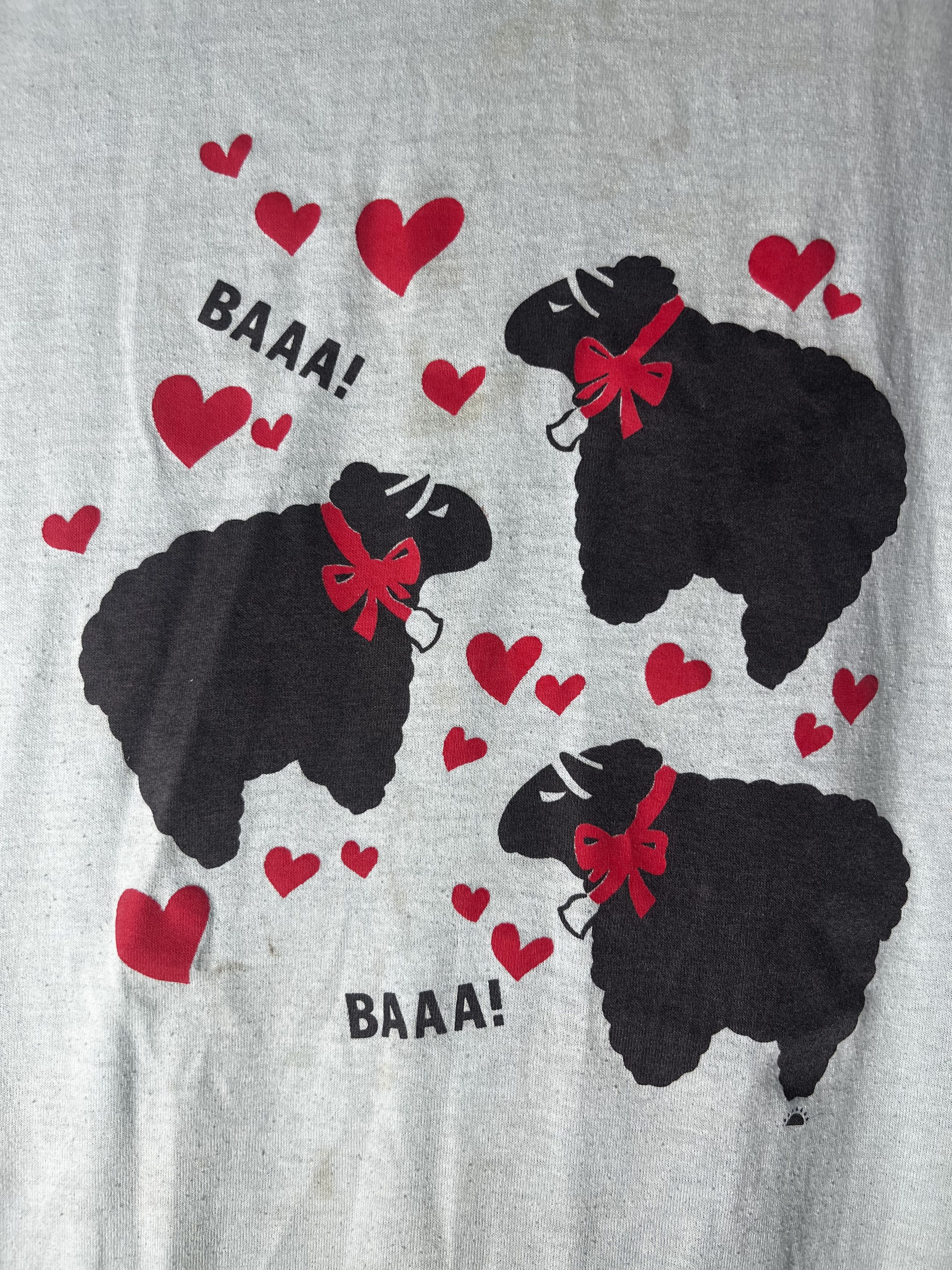 Vintage Vintage "BAAA! BAAA!" Black Sheep Graphic T-shirt Size US XL / EU 56 / 4 - 4 Thumbnail