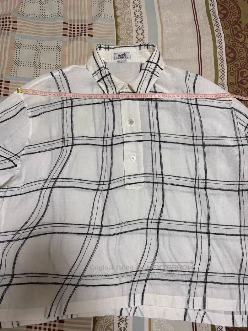 Hermes Hermes Linen Jacket Shirt, 100% Linen Size US XS / EU 42 / 0 - 3 Thumbnail