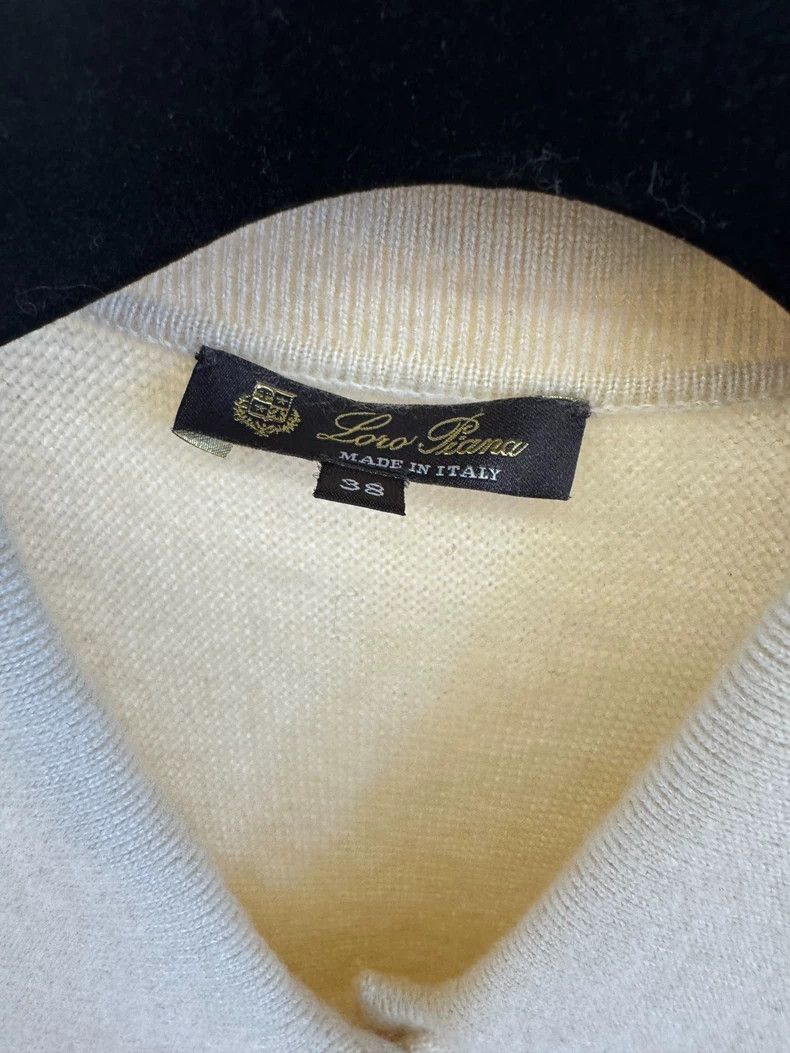 Loro Piana LORO PIANA Pale yellow gradient cashmere cardigan Size M / US 6-8 / IT 42-44 - 3 Thumbnail
