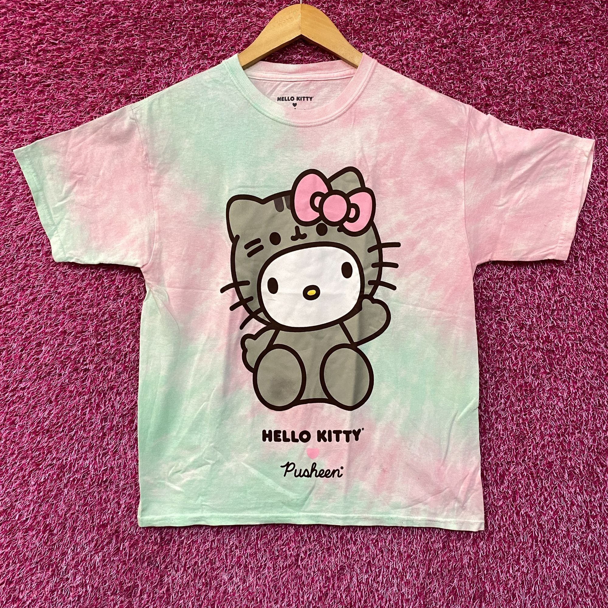 Other Hello Kitty Pusheen Tie Dye Pastel T-Shirt Extra Small Size XS / US 0-2 / IT 36-38 - 1 Thumbnail