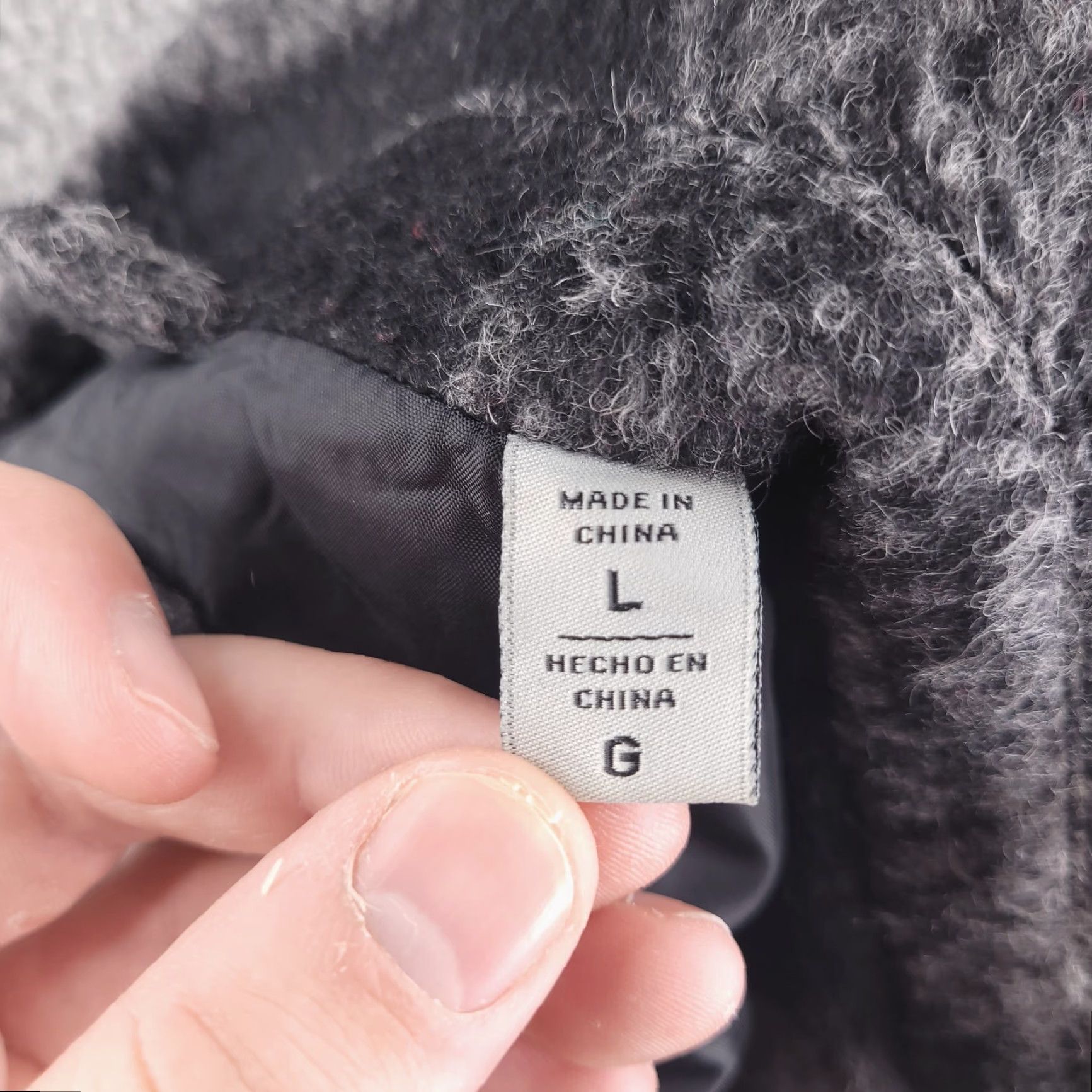 Levi's VINTAGE Levi's Coat Womens Large Wool Black White Overcoat Check Warm Size L / US 10 / IT 46 - 7 Thumbnail