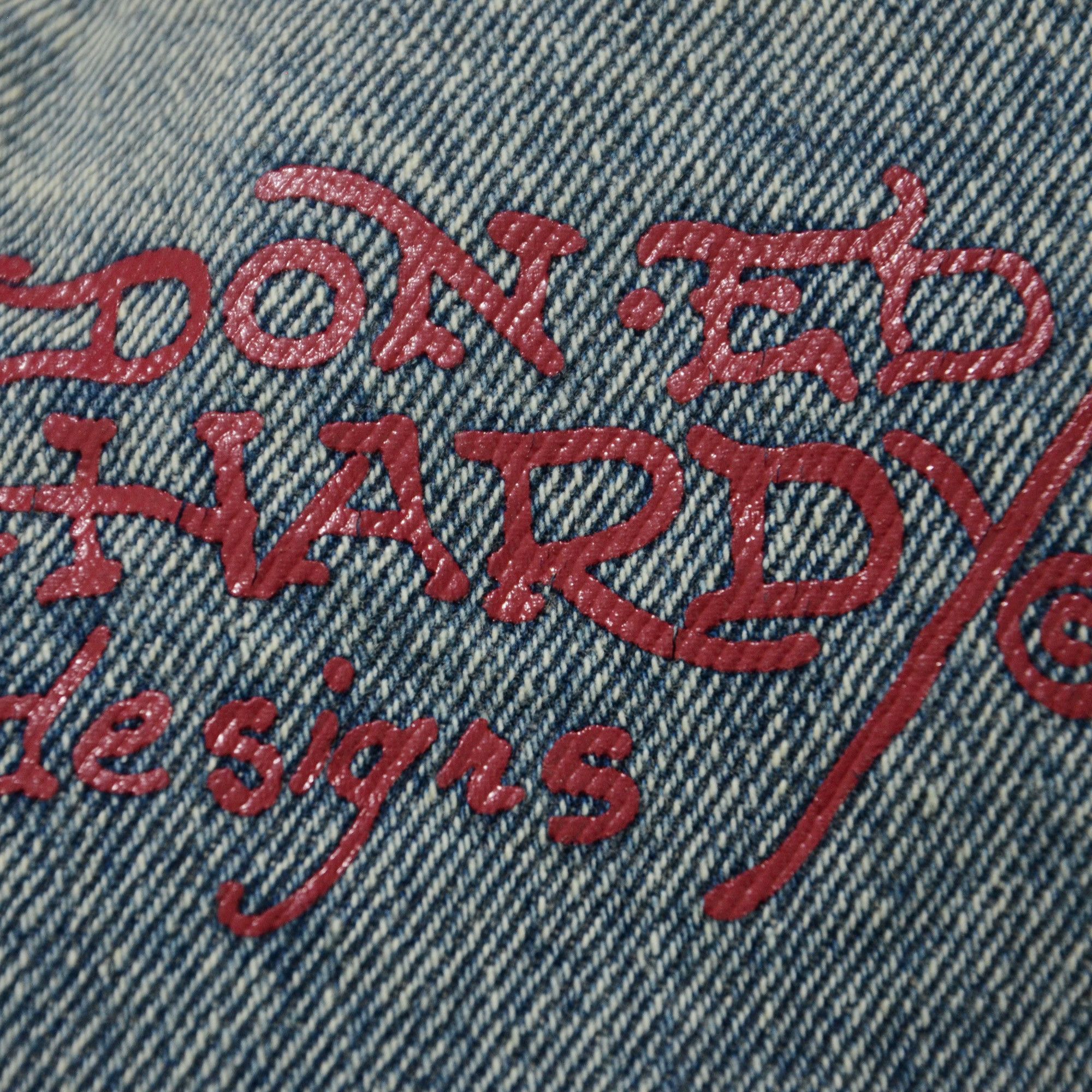 Ed Hardy [Tiny Flaw & Wrong Size Tag] Ed Hardy Jeans Wide Leg Size US 31 - 4 Thumbnail