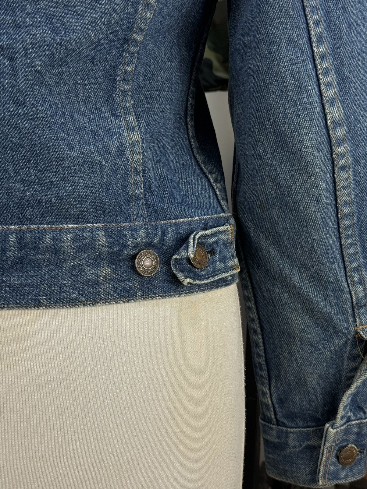 Levi's × Vintage LEVIS Vintage Made in USA Short Jeans Denim Jacket Size S / US 4 / IT 40 - 8 Thumbnail