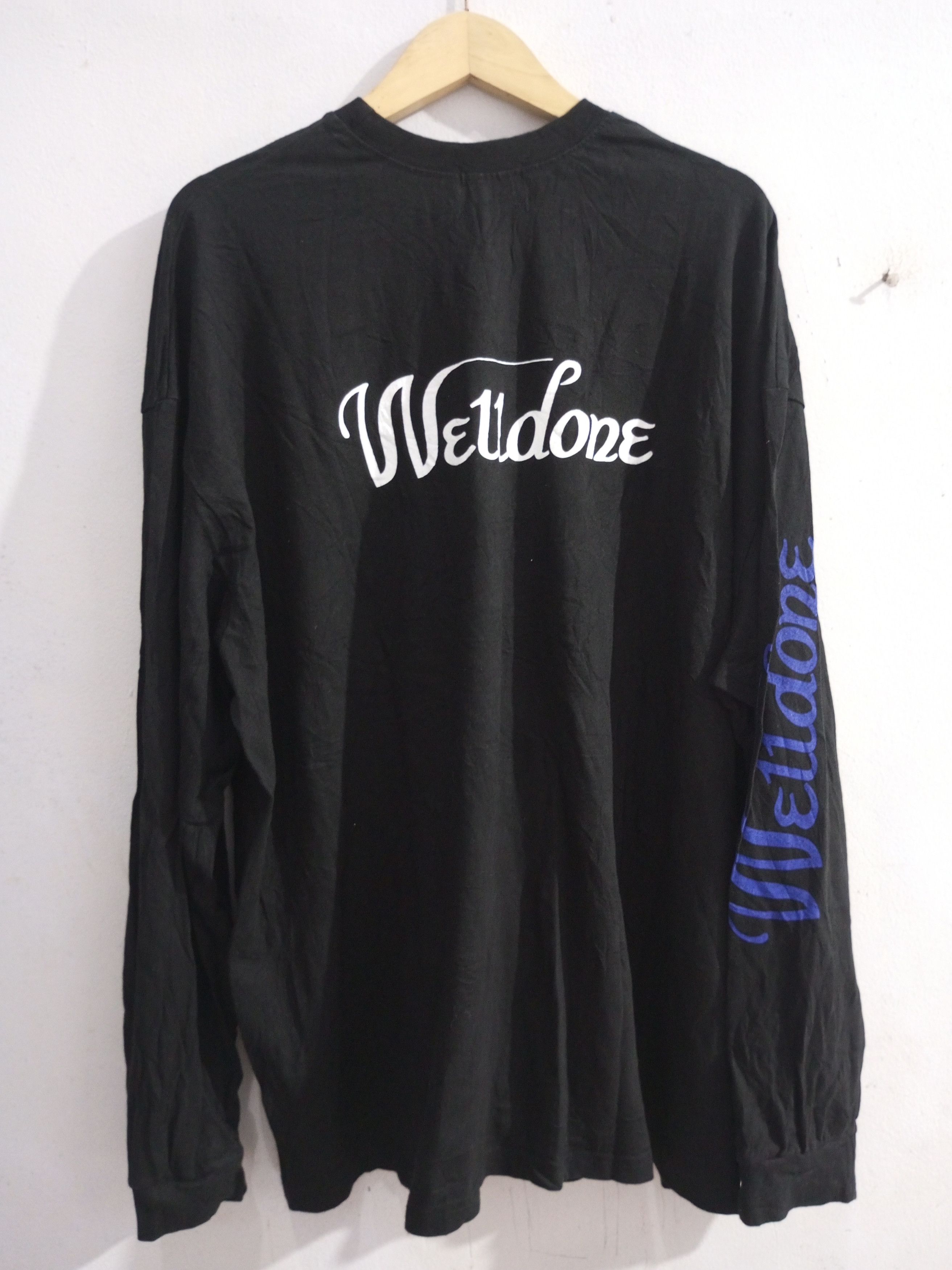 Hysteric Glamour We11done horror college spellout long sleeve tshirt Size US XXL / EU 58 / 5 - 8 Thumbnail