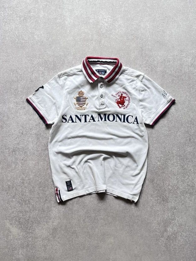 Vintage Vintage Polo Santa Monica Club Shirt M Size US M / EU 48-50 / 2 - 1 Thumbnail