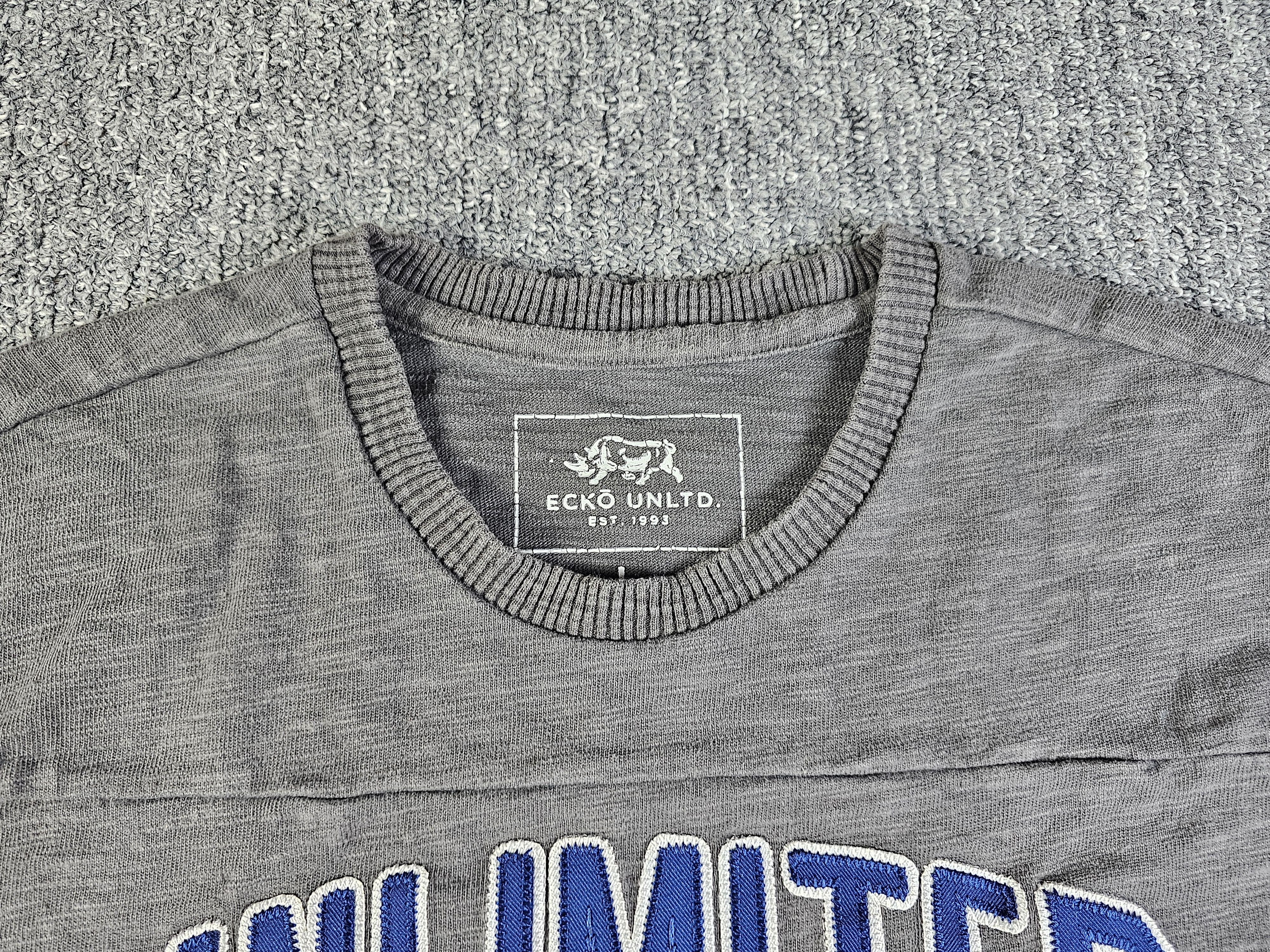 Ecko Unltd. Ecko Unltd Vintage Y2K Embroidered Badge Sweatshirt Men L Size US L / EU 52-54 / 3 - 6 Thumbnail