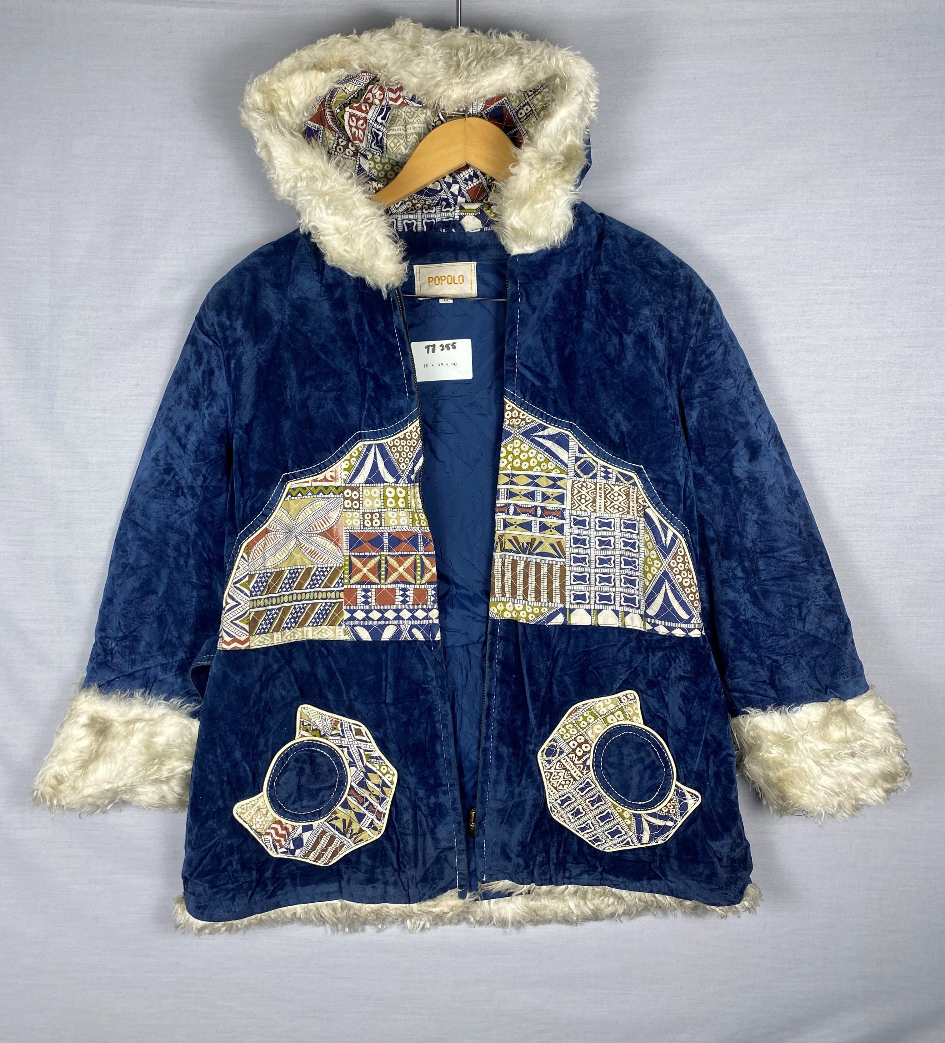Traditional Weatherwear Vintage Popolo Boho Patchwork Faux Fur Festival Jacket Size US S / EU 44-46 / 1 - 1 Thumbnail