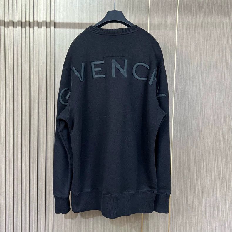 Givenchy Givenchy Givenchy Black Embroidered Sweatshirt XL -2507 Size US XL / EU 56 / 4 - 2 Thumbnail