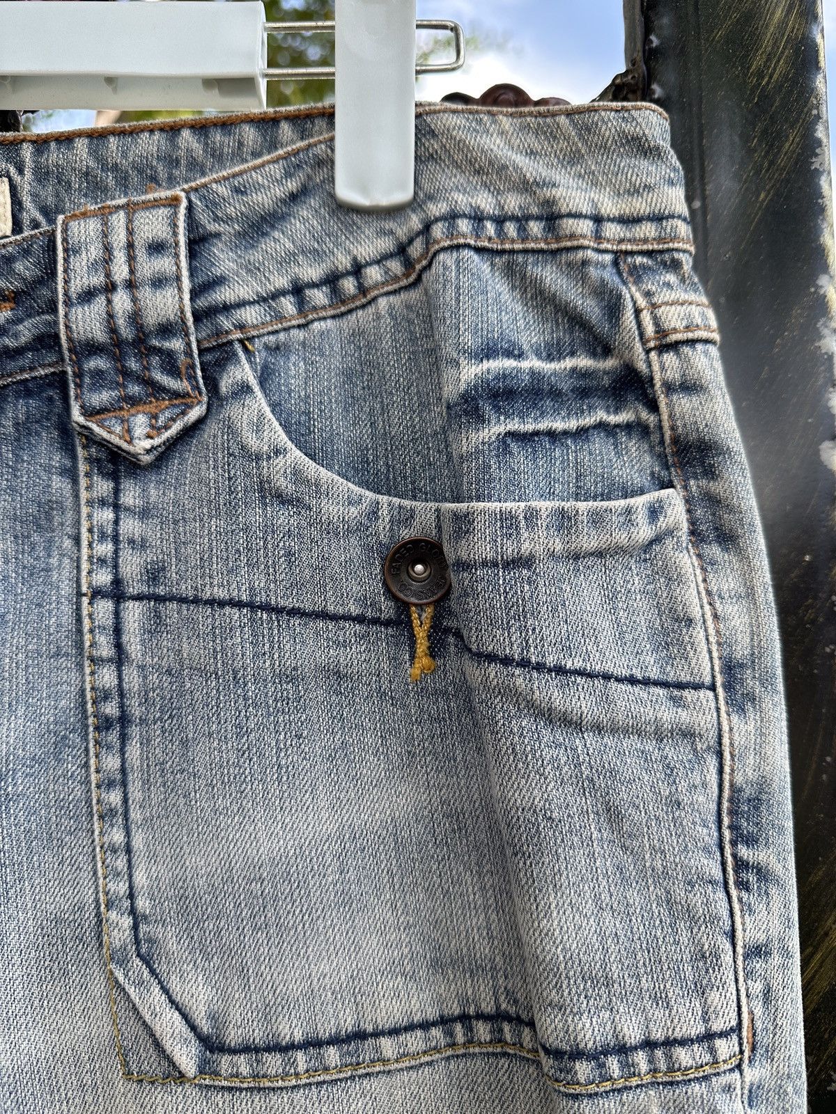 If Six Was Nine 💥Faded Glory💥 Jeans Crazy Pocket 💥 Size US 30 / EU 46 - 4 Thumbnail