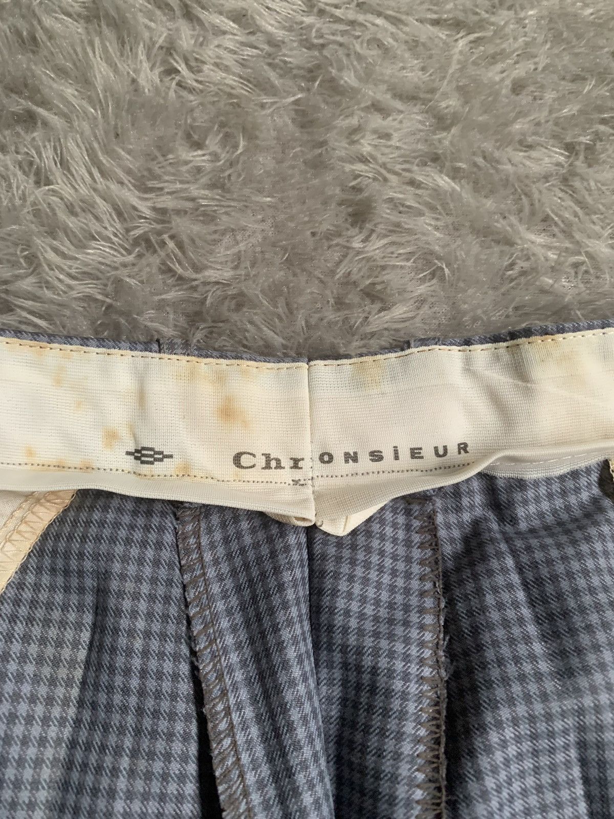 Christian Dior Monsieur × Vintage Vintage 70s Christian Dior Blue Tartan Tailored Trousers Size US 36 / EU 52 - 6 Thumbnail