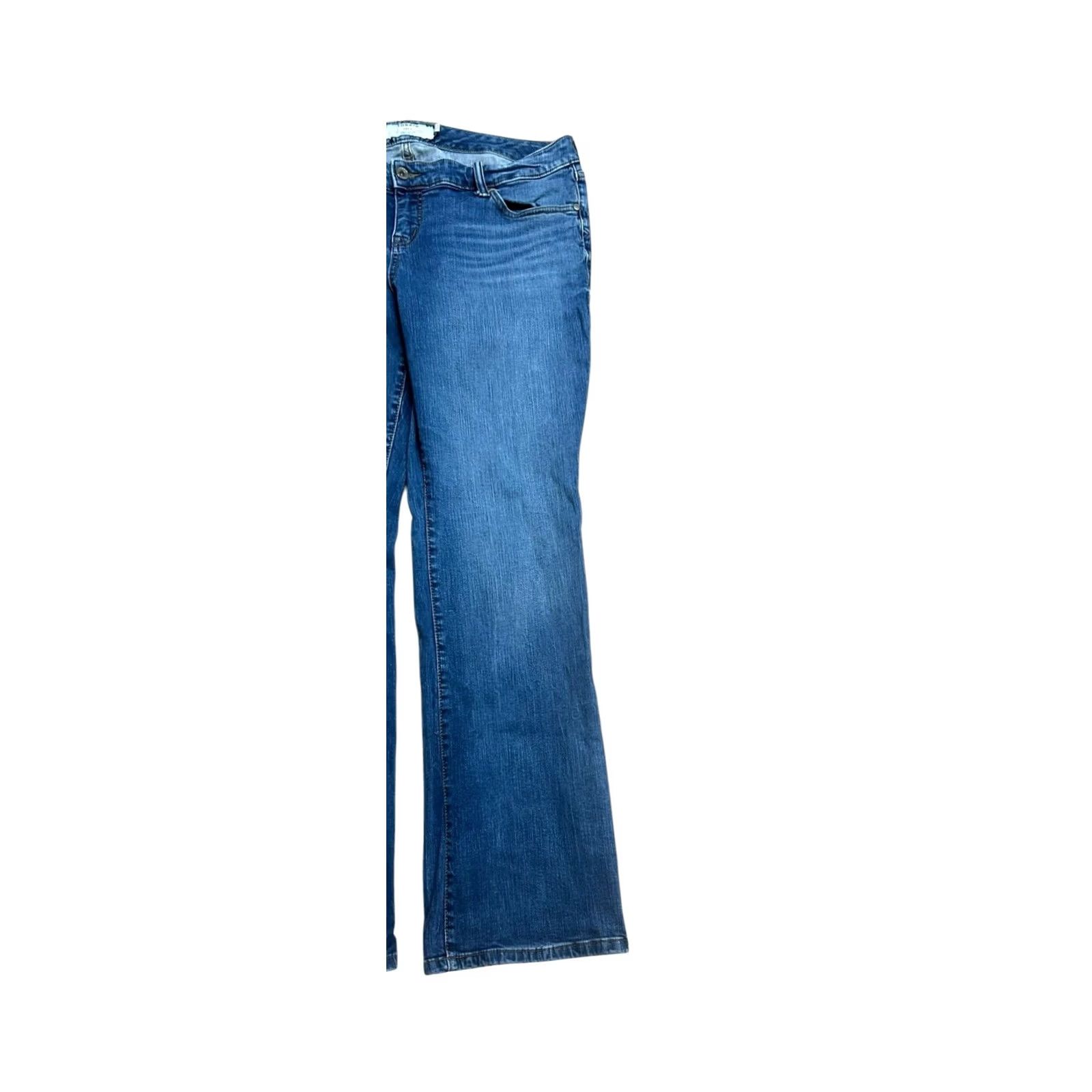 Torrid Torrid Jeans Women 18R Blue Straight Leg Stretch Denim Regular Mid Rise City Bohemian 5-Pocket Size 40" / US 18 - 4 Thumbnail