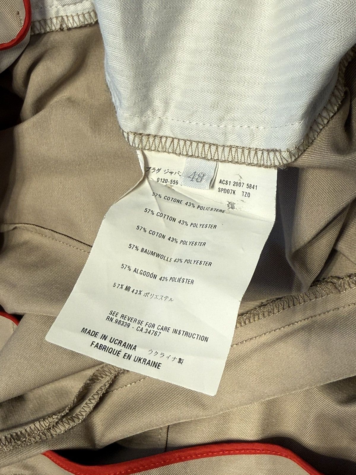 Prada Prada Sport Linea Rossa Cargo Pants — Archive — IT 48 (32”) Size US 32 / EU 48 - 8 Thumbnail