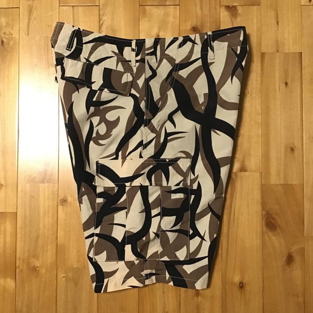 Bape 🔥Vintage🔥 BAPE Trial Camo Nylon Cargo Shorts NIGO ★size L Size US 34 / EU 50 - 2 Thumbnail