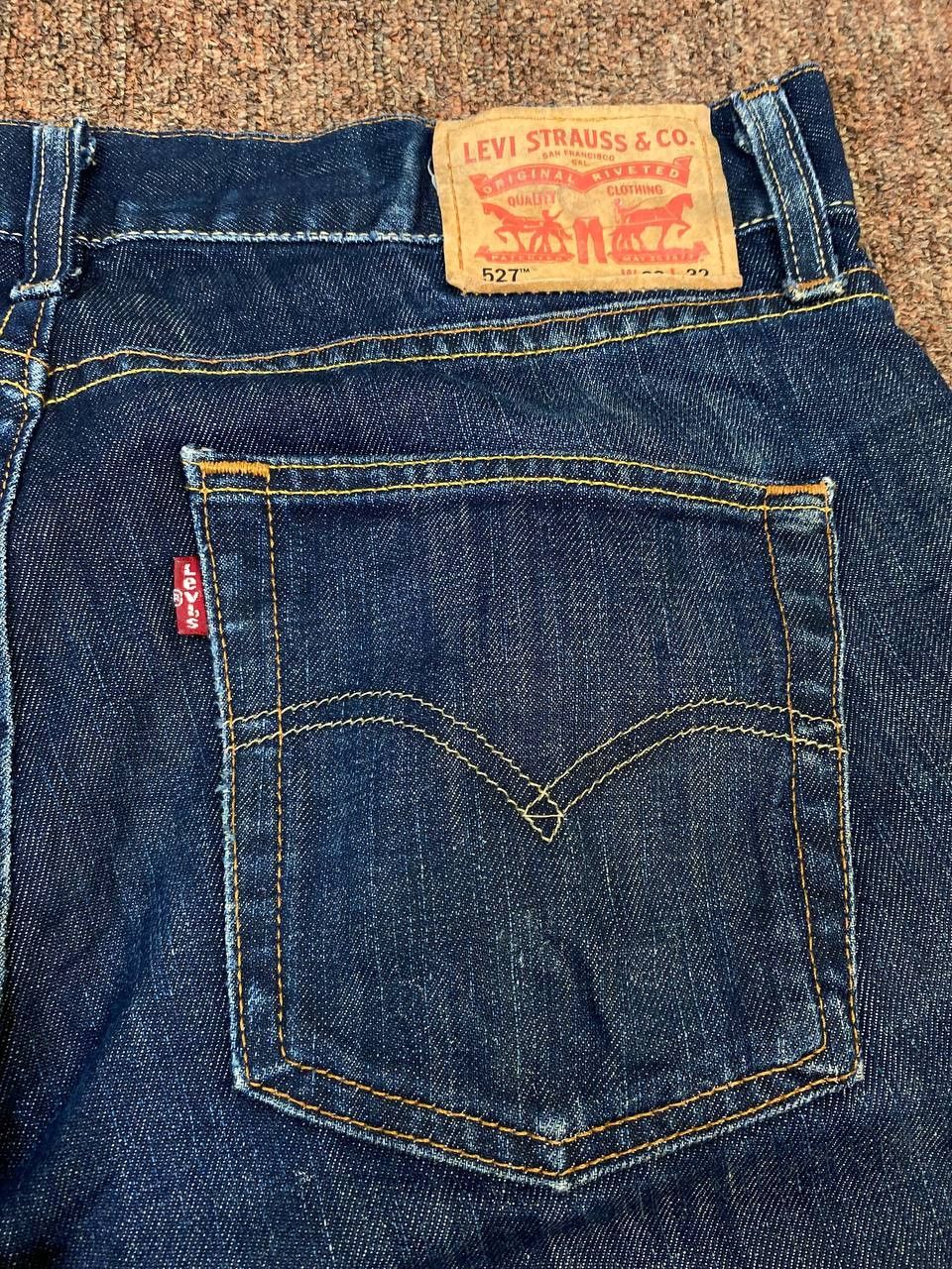 Levi's levis 527 bootcut flare distressed denim nice design Size US 36 / EU 52 - 6 Thumbnail