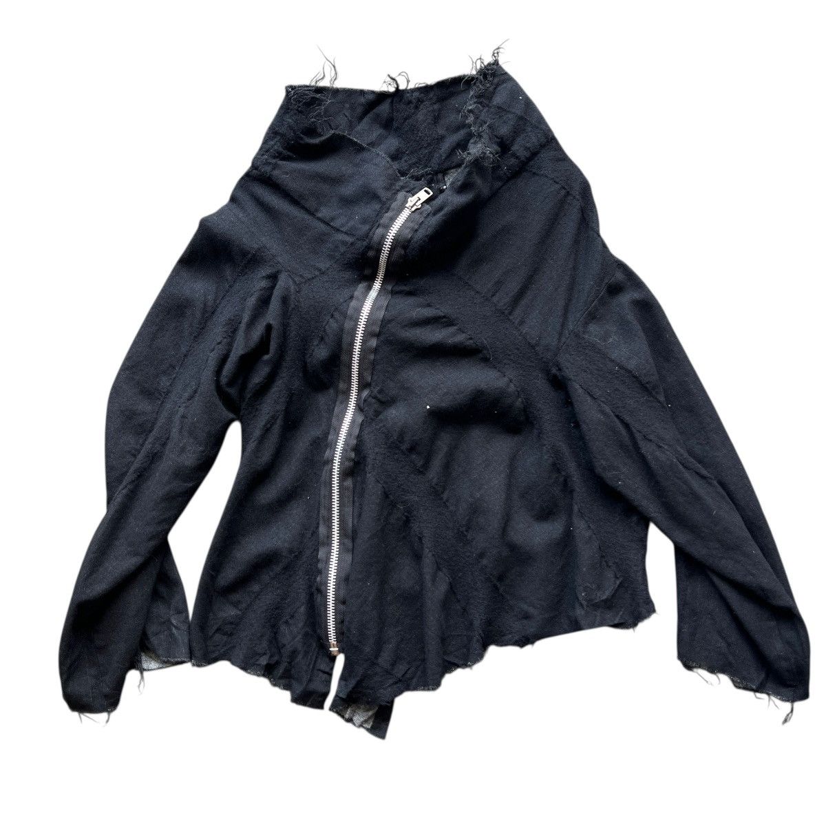Comme des Garcons 🔥 Tricot Comme Des Garcons Asymmetrical Bono Jacket Size M / US 6-8 / IT 42-44 - 2 Thumbnail