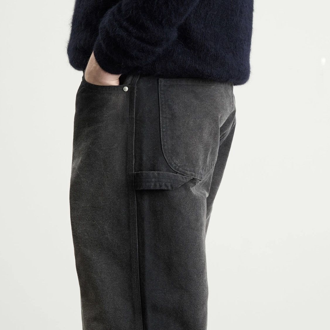 Auralee AURALEE Painter Pants Faded Black 5 Size US 34 / EU 50 - 3 Thumbnail
