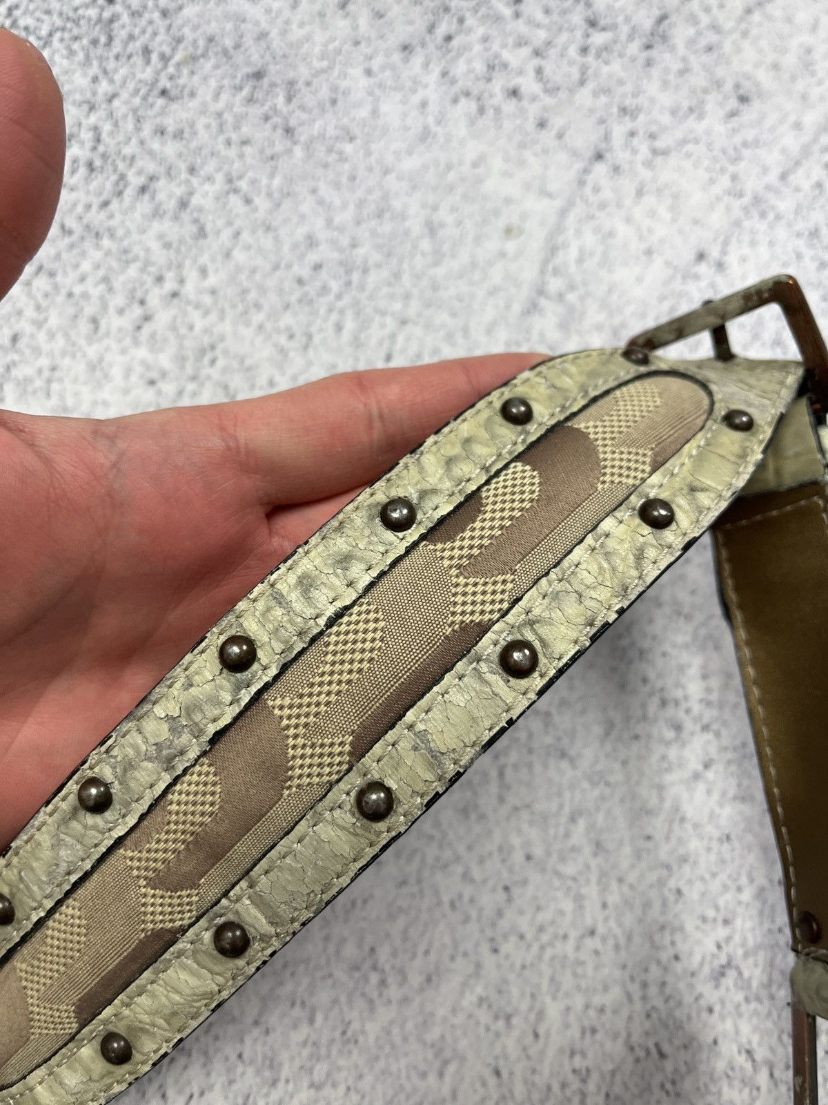 Guess Vintage 00’s GUESS Cloth Handbag Monogram Y2k Avant Garde Size ONE SIZE - 7 Thumbnail