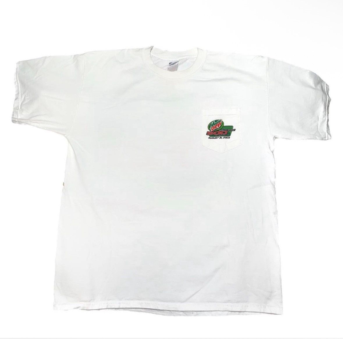 NASCAR Vintage 2003 Mountain Dew Southern 500 T Shirt Size US XL / EU 56 / 4 - 2 Thumbnail