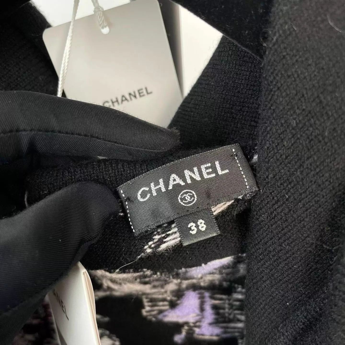 Chanel Chanel 22P Color Block Knit Hooded Zip Cardigan 38 Size S / US 4 / IT 40 - 5 Thumbnail