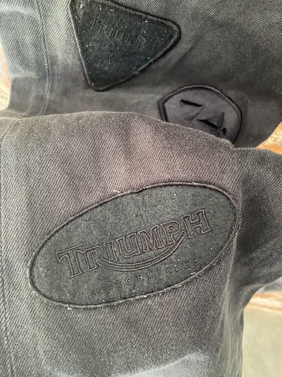 Comme des Garcons Homme Plus 2002 Junya Watanabe "Motorcycle Patch" denim Size US 33 - 11 Thumbnail