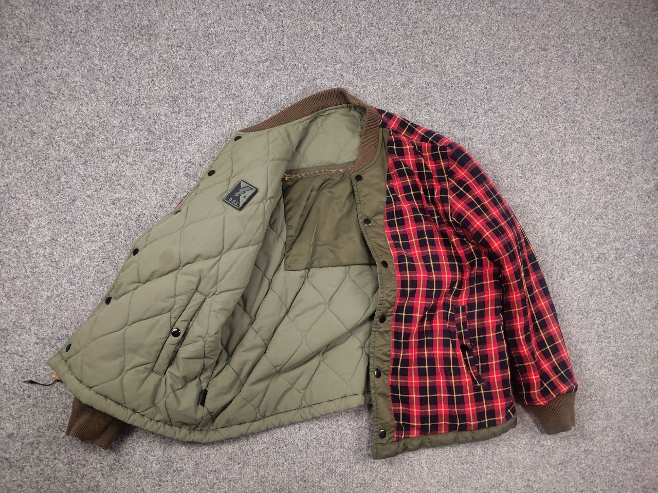 Diesel Diesel Reversible Quilted military Cordura Bomber Jacket Size US XL / EU 56 / 4 - 16 Thumbnail
