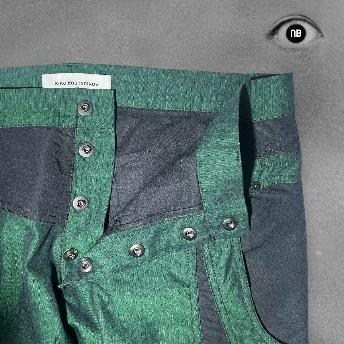 Kiko Kostadinov Kiko Kostadinov SS20 Riding Claw Trousers Green Size US 32 / EU 48 - 3 Thumbnail