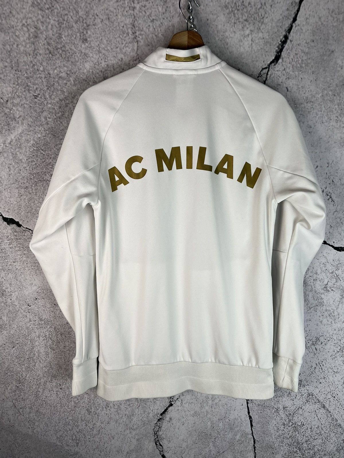 Adidas Vintage AC Milan Opel zip light jacket sweatshirt Size US S / EU 44-46 / 1 - 2 Thumbnail
