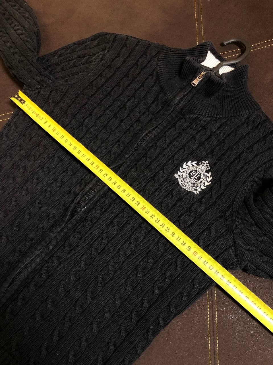 Polo Ralph Lauren Vintage Ralph Lauren Golf Cable Knit Sweater Full Zip Size L / US 10 / IT 46 - 7 Thumbnail