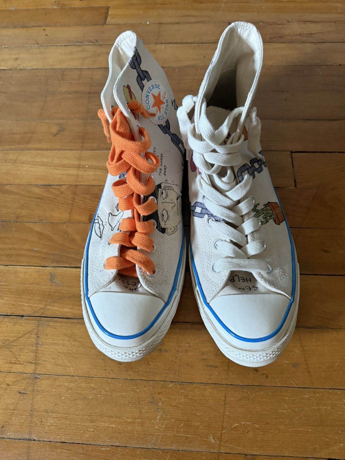 Converse TYLER, THE CREATOR X FOOT LOCKER X CHUCK 70 'ARTIST SERIES' Size US 12 / EU 45 - 3 Thumbnail