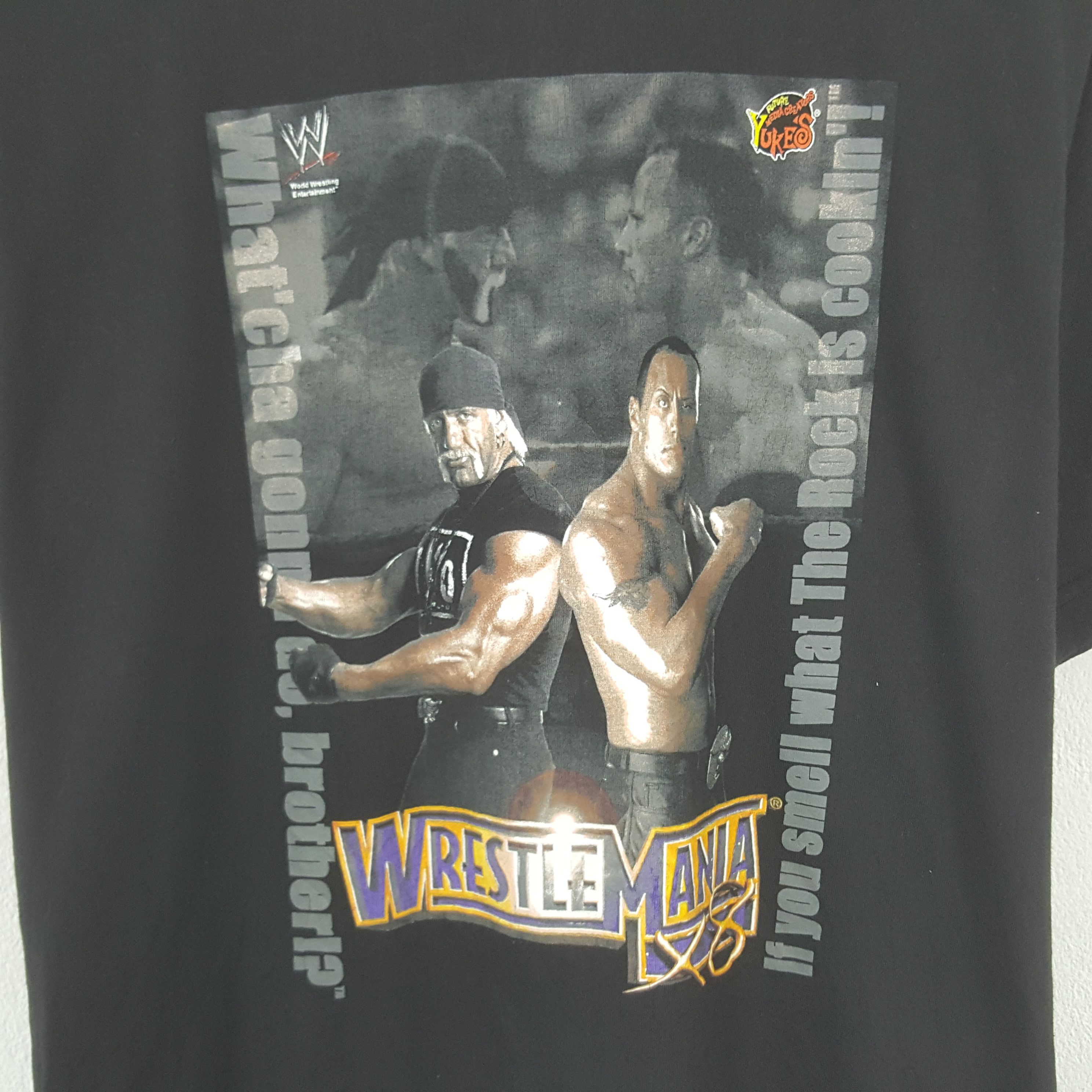 Vintage × WWE Vintage WEE Wrestle Mania Tshirt Size US M / EU 48-50 / 2 - 2 Thumbnail