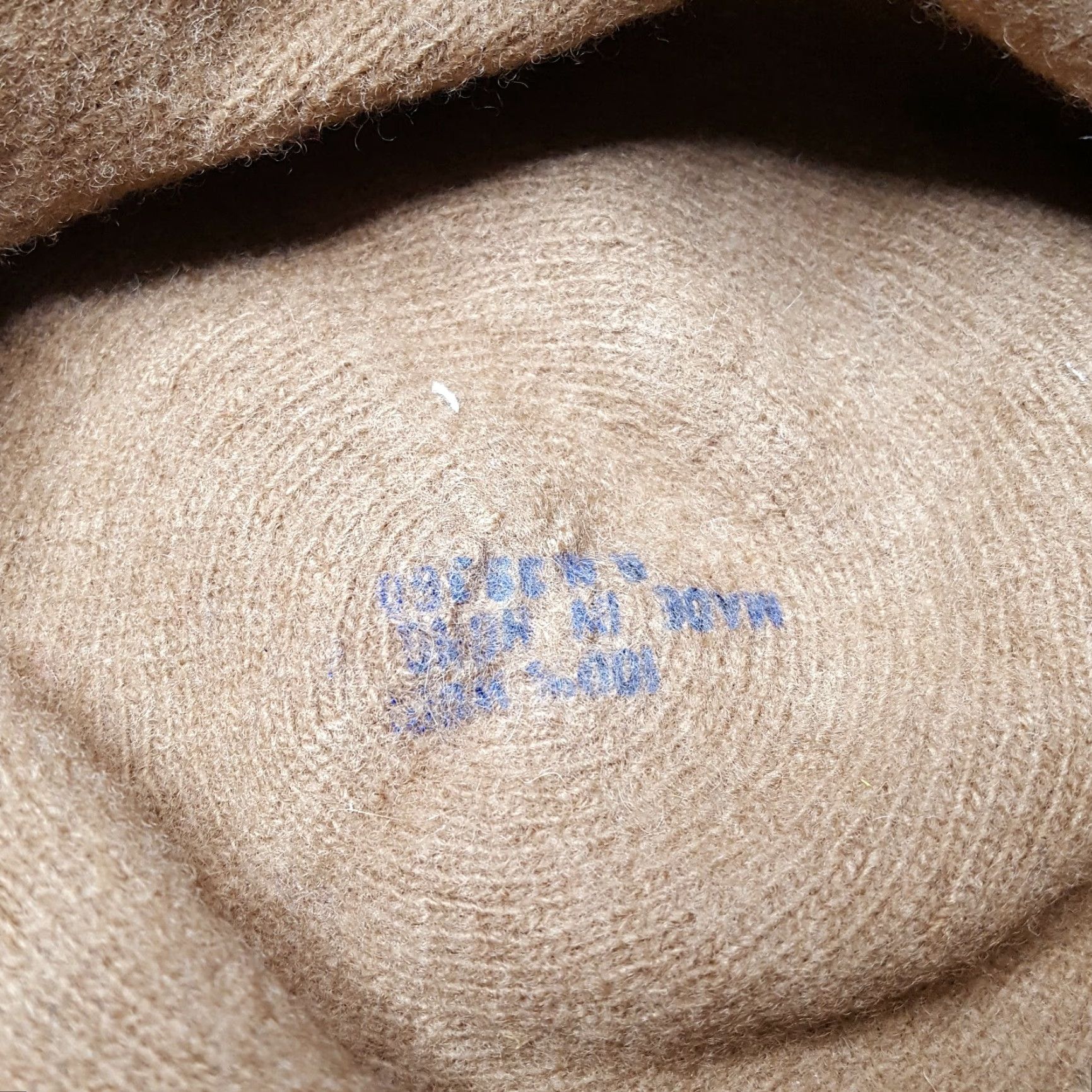 FELT VINTAGE HaT Bucket Hat Women M Wool Felt Brown 80s Winter Winter Hat Snow Fashion Retro Casual Womens Size ONE SIZE - 8 Thumbnail