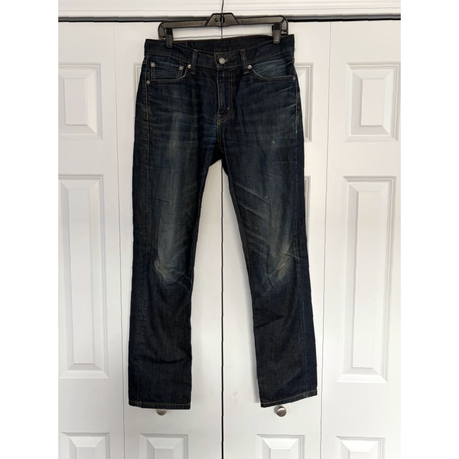 Levi's Levi's 511 Jeans Mens Denim Blue 32x32 Slim Straight 5-Pocket Zip Size US 32 / EU 48 - 2 Thumbnail
