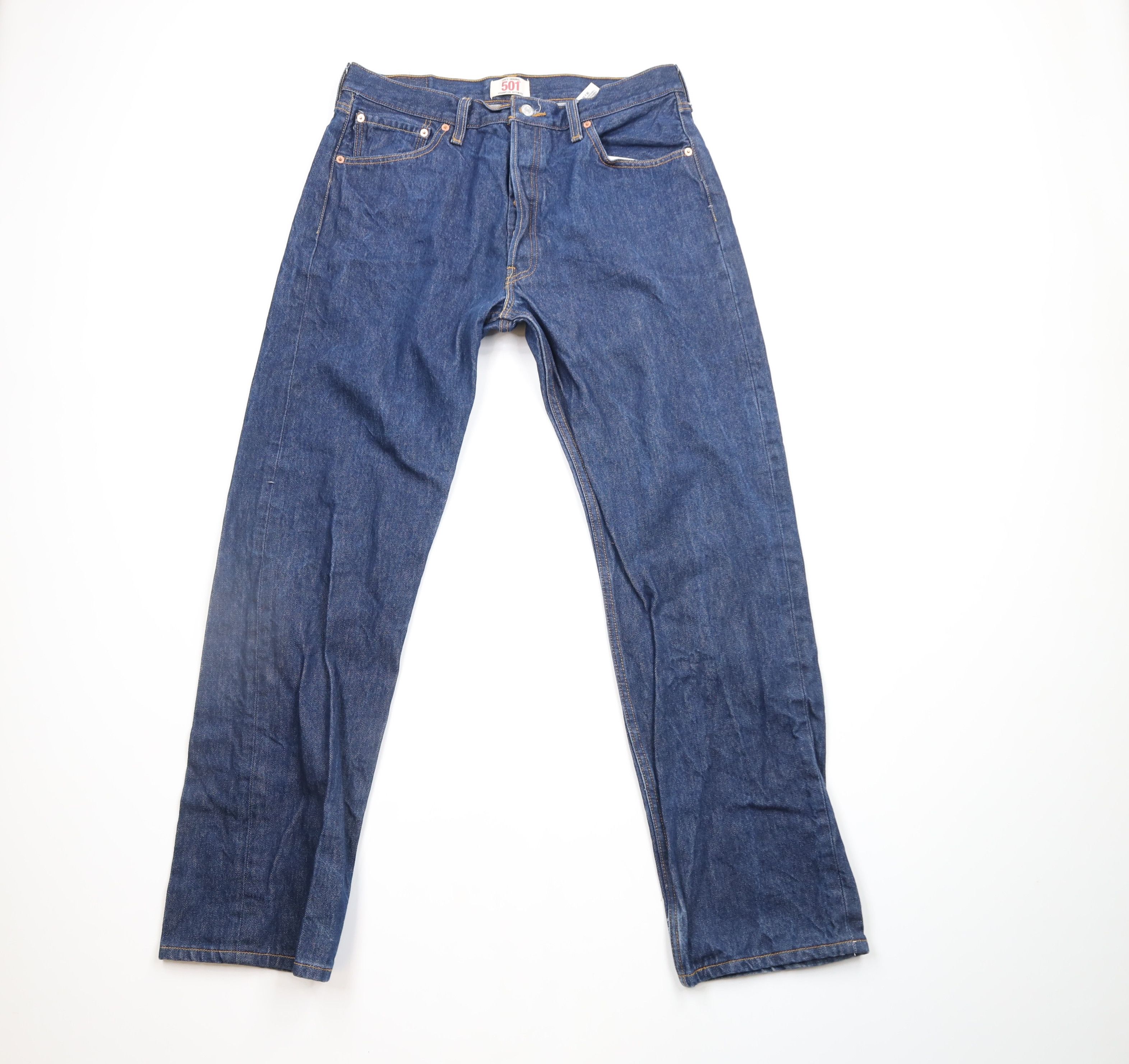 Levi's × Vintage Vintage Y2K Levis 501xx Button Fly Straight Leg Jeans Size US 36 / EU 52 - 1 Thumbnail