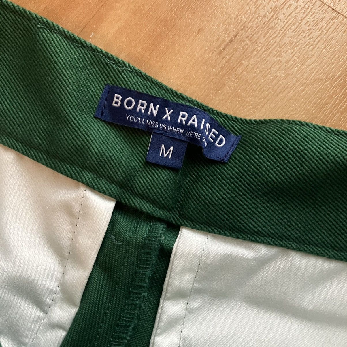 Born X Raised BXR TONAL EMBROIDERED WORK PANTS: EMERALD GREEN Size US 30 / EU 46 - 2 Thumbnail