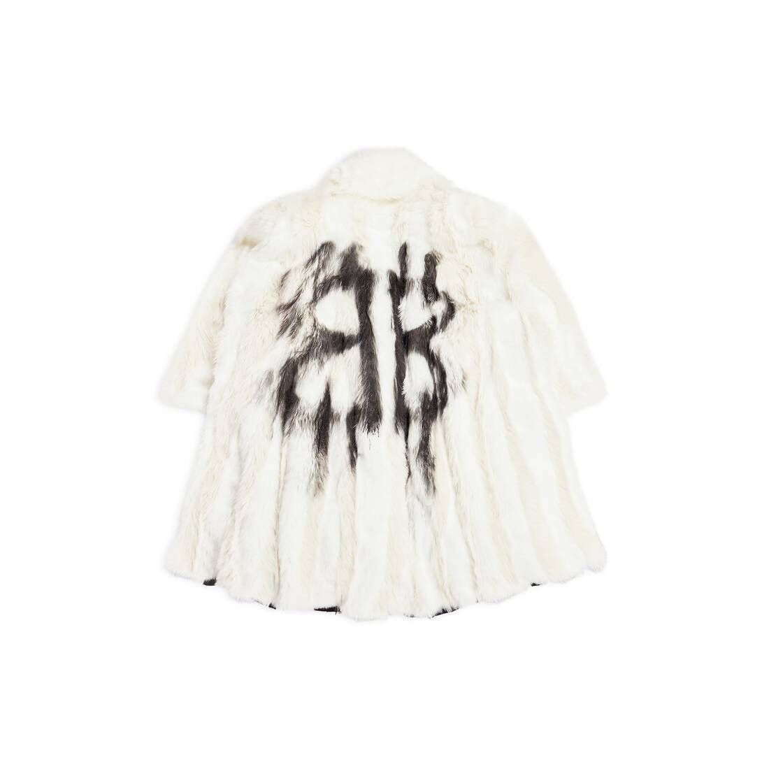 Balenciaga o1bcso1str0225 A-Line Coat in White Size XL / US 12-14 / IT 48-50 - 5 Thumbnail