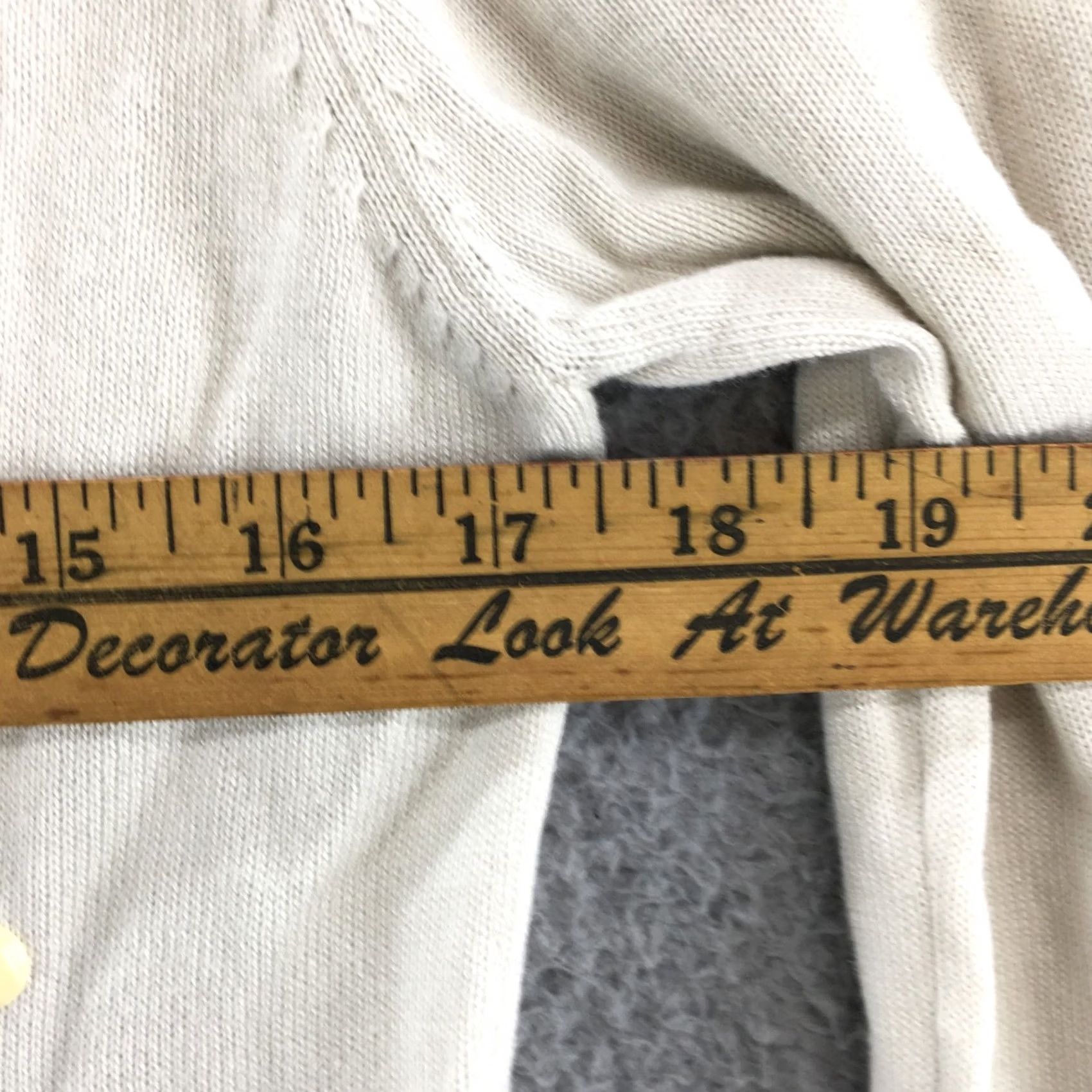 BKE Bke Boutique Cardigan Sweater Womens M Beige Cotton Blend Open Front Long Sleeve Size M / US 6-8 / IT 42-44 - 4 Thumbnail
