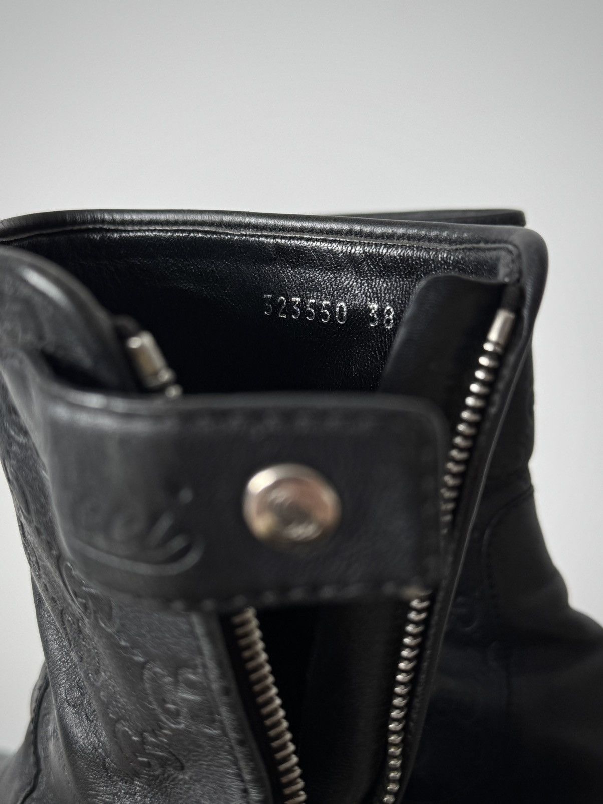 Gucci Gucci GG 'Guccissima' Biker Boots Size US 8 / IT 38 - 8 Thumbnail