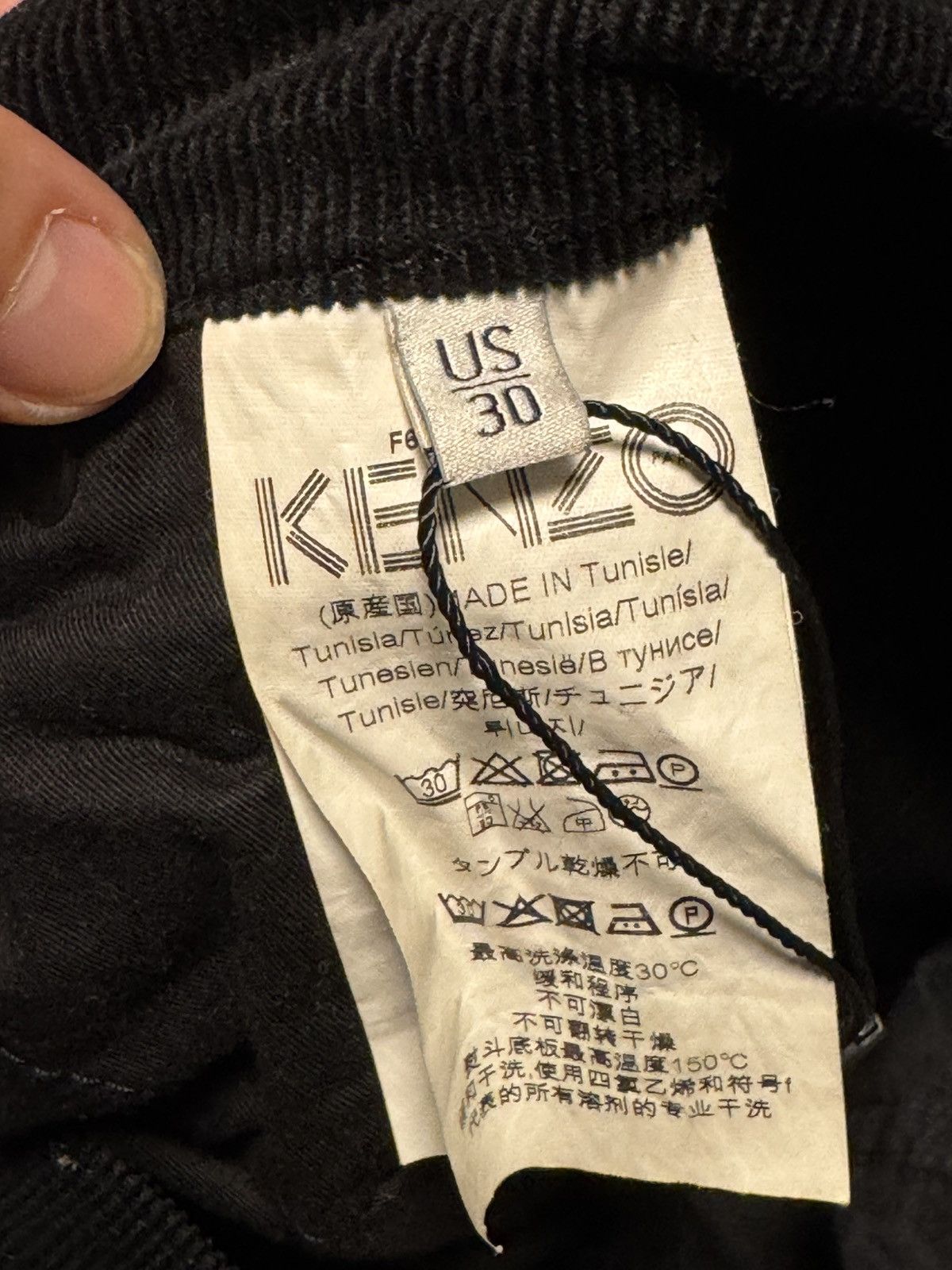 Kenzo Kenzo Black Pants Size US 30 / EU 46 - 3 Thumbnail